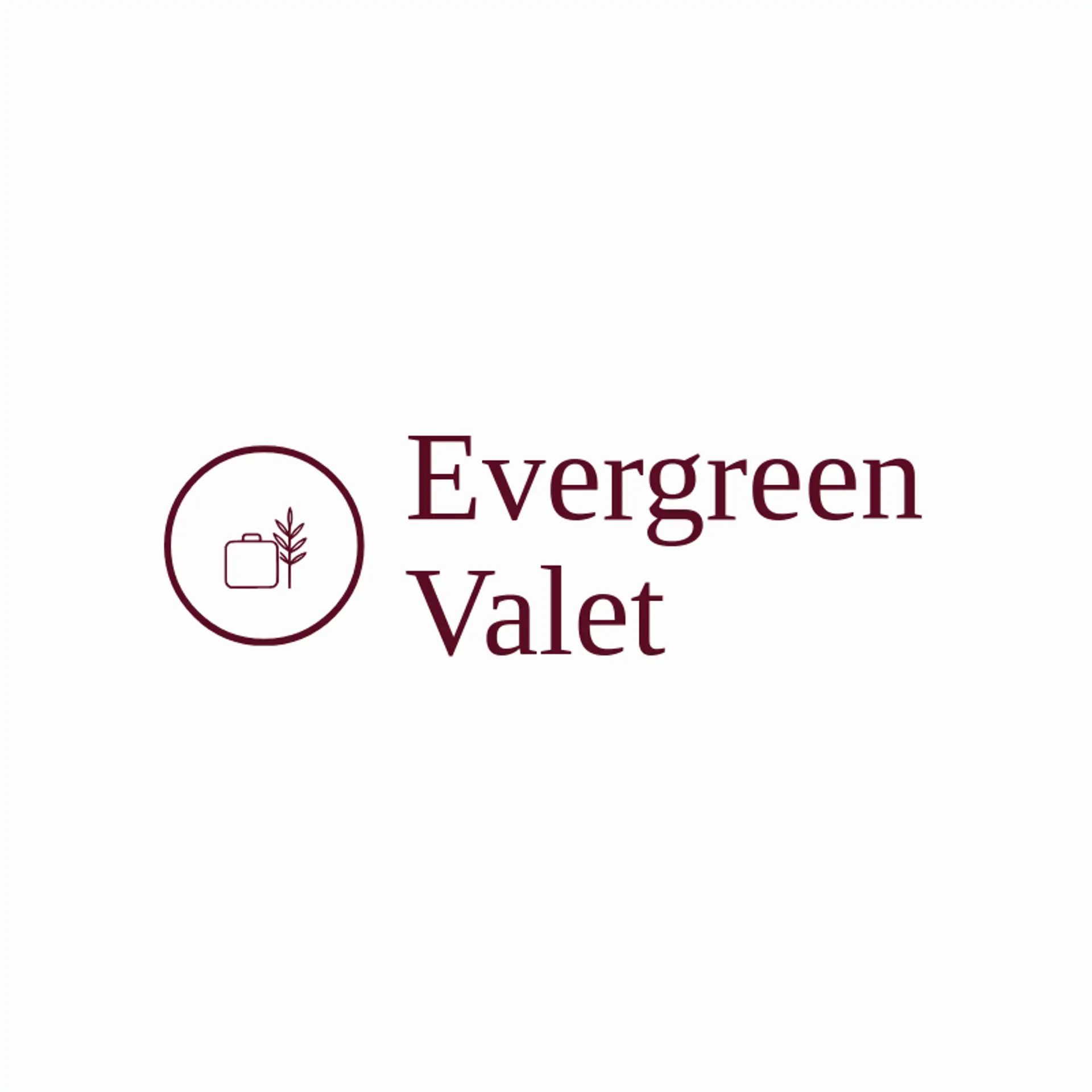 Evergreen Valet logo for hospitality