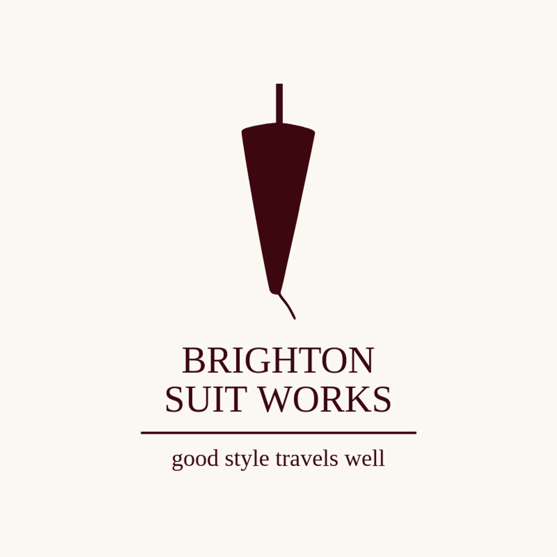 Brighton Suit Works logo for mens fashion