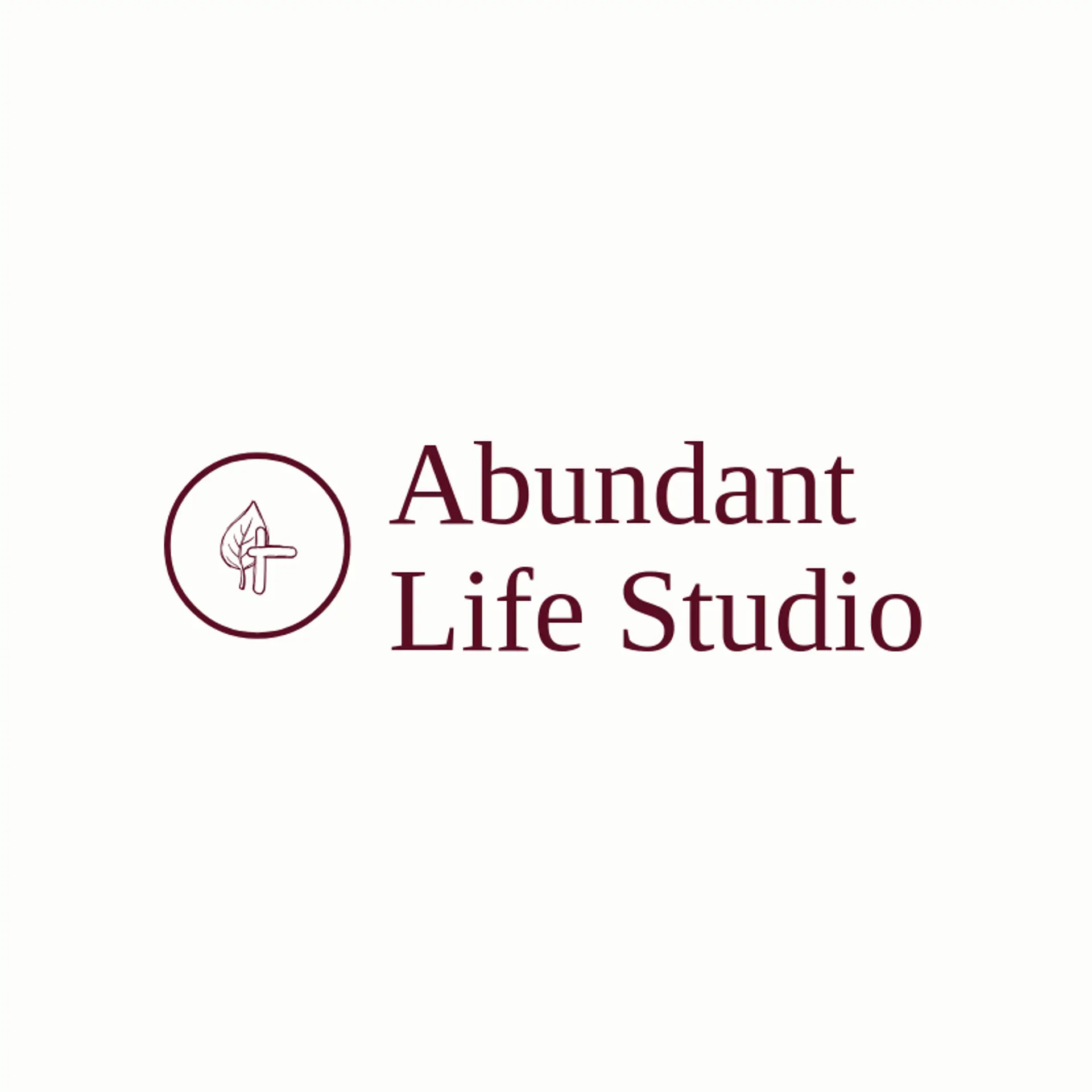Abundant Life Studio logo for faith