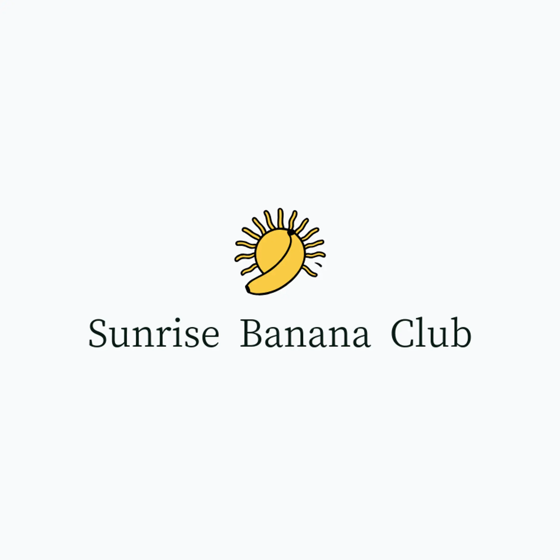 Sunrise Banana Club logo for banana