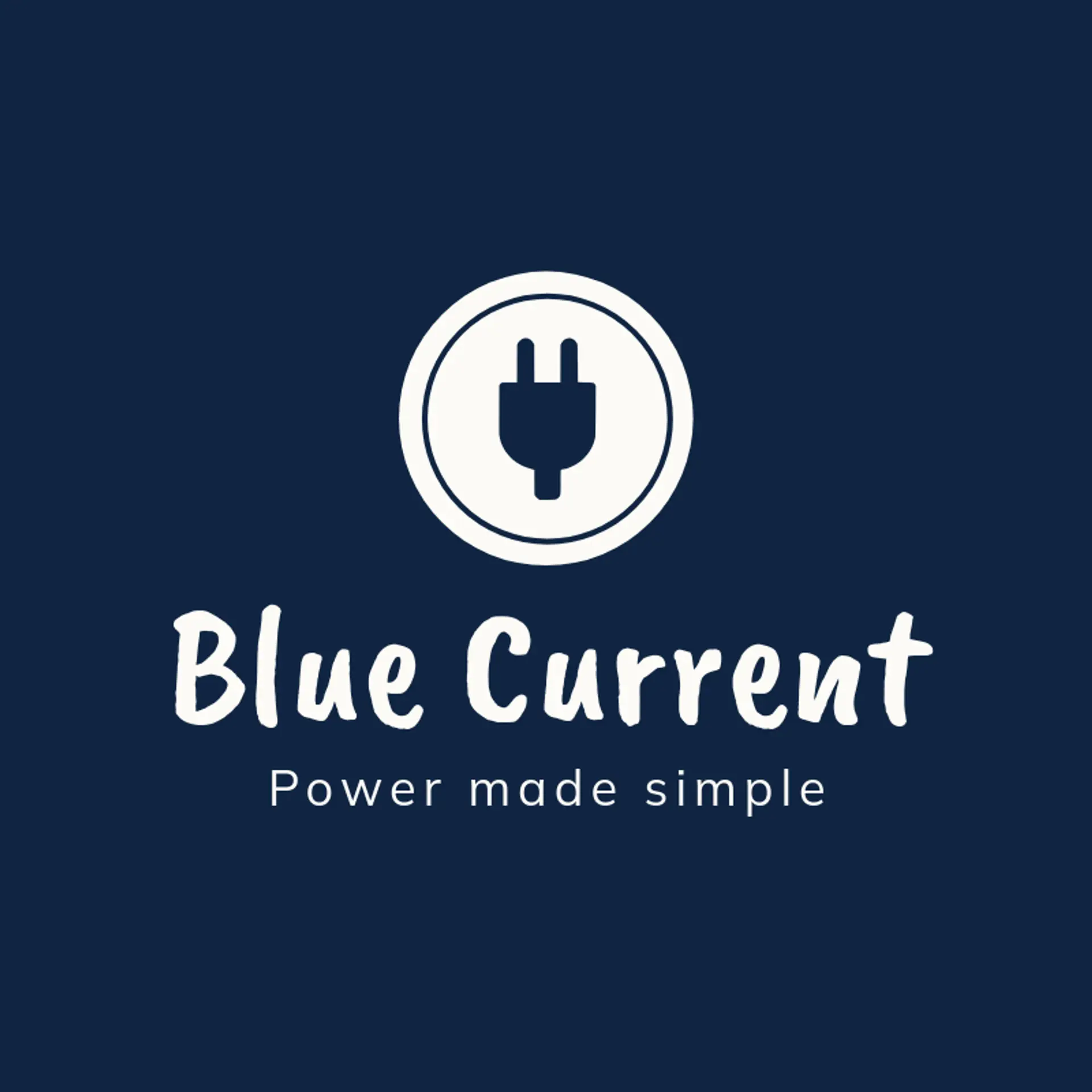 Blue Current logo for electrical