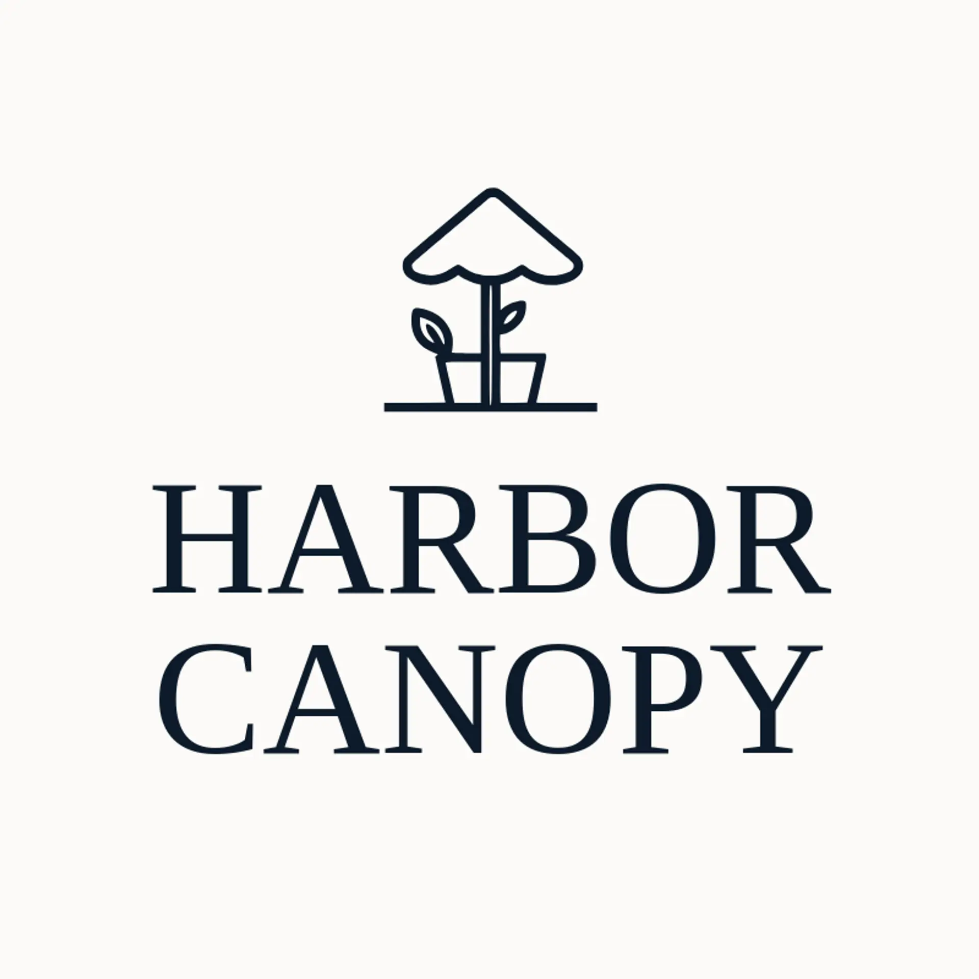 Harbor Canopy logo for umbrella