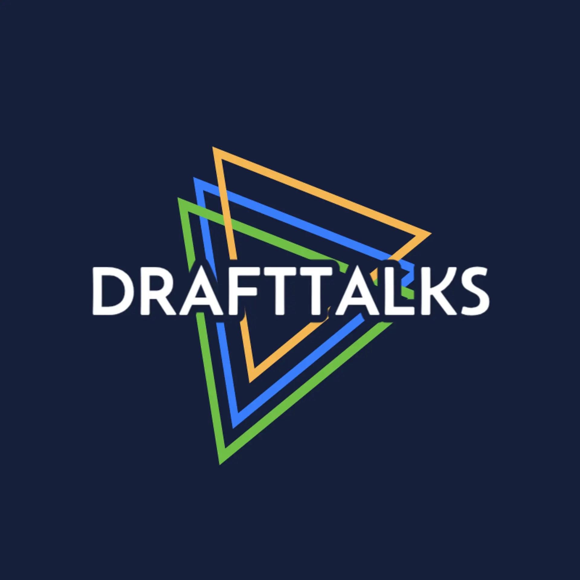 DraftTalks logo for sports podcast