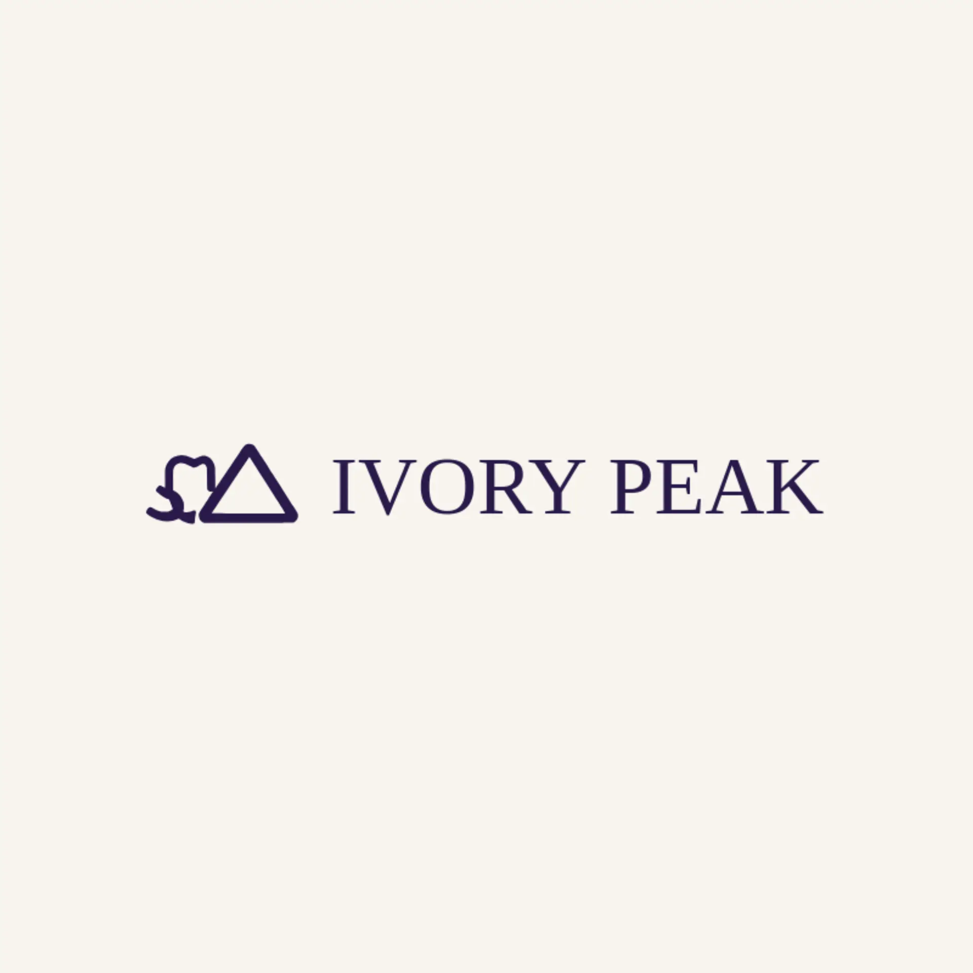 Ivory Peak logo for elephant