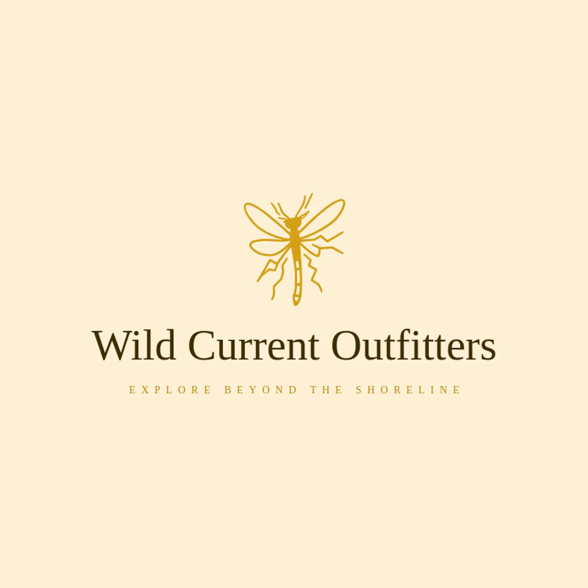 Wild Current Outfitters logo for dragonfly