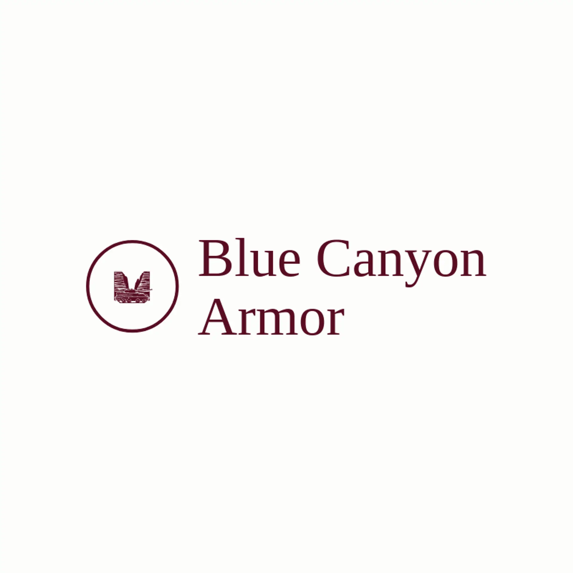 Blue Canyon Armor logo for tank