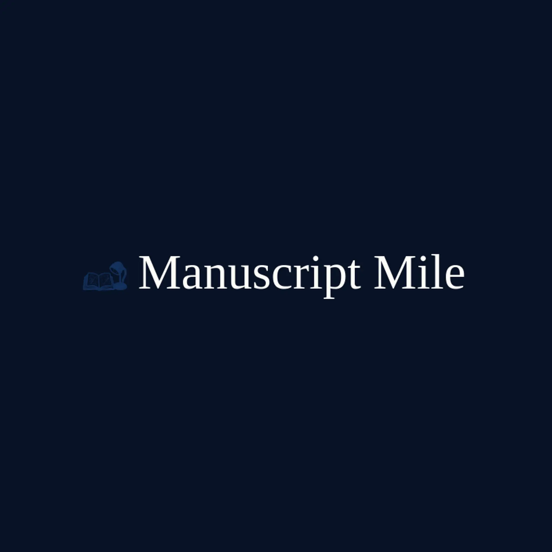 Manuscript Mile logo for editor