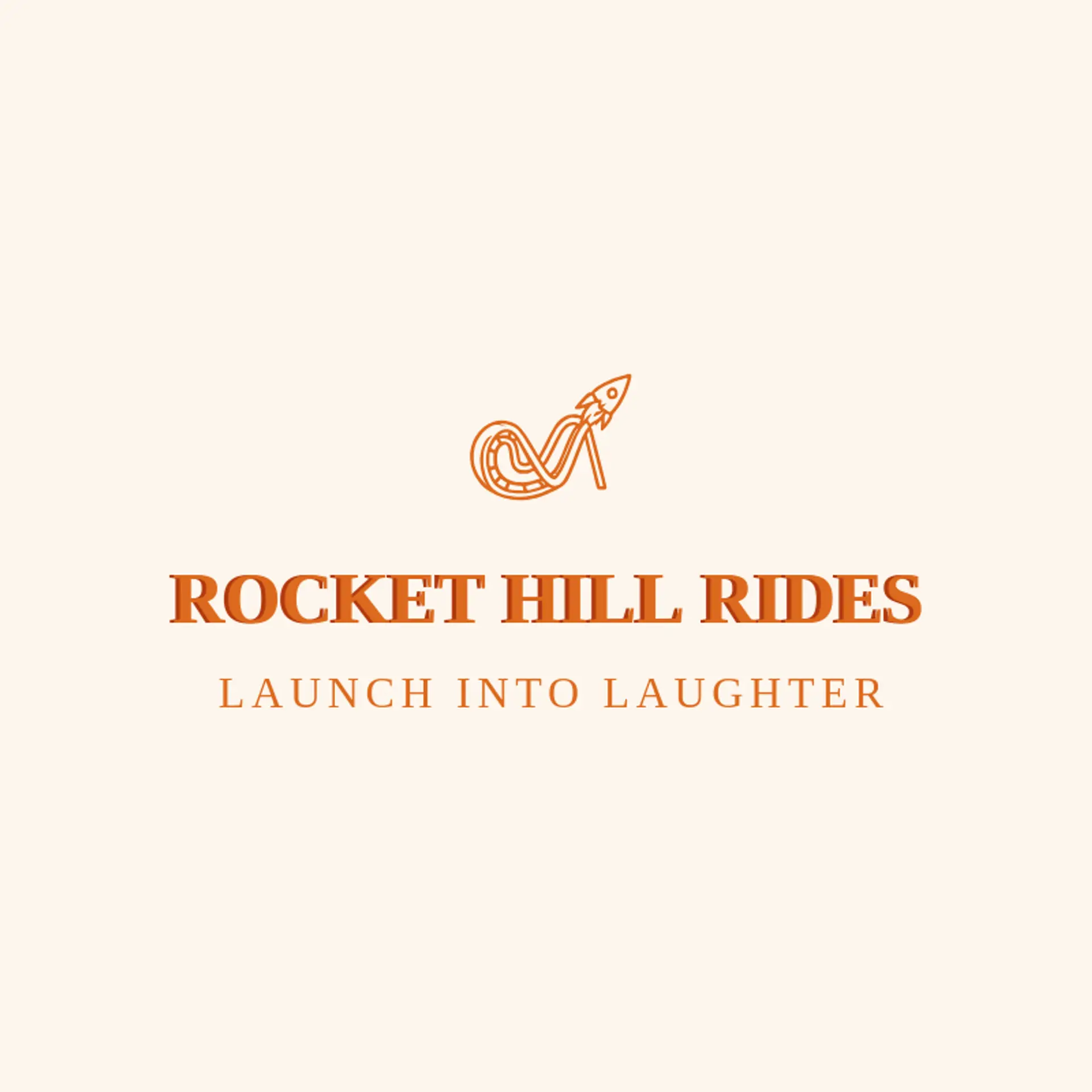Rocket Hill Rides logo for roller coaster
