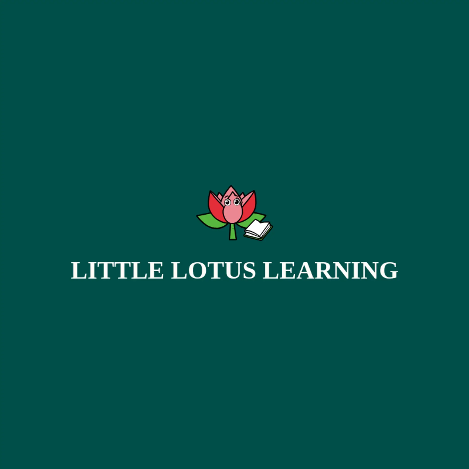 Little Lotus Learning logo for lotus flower