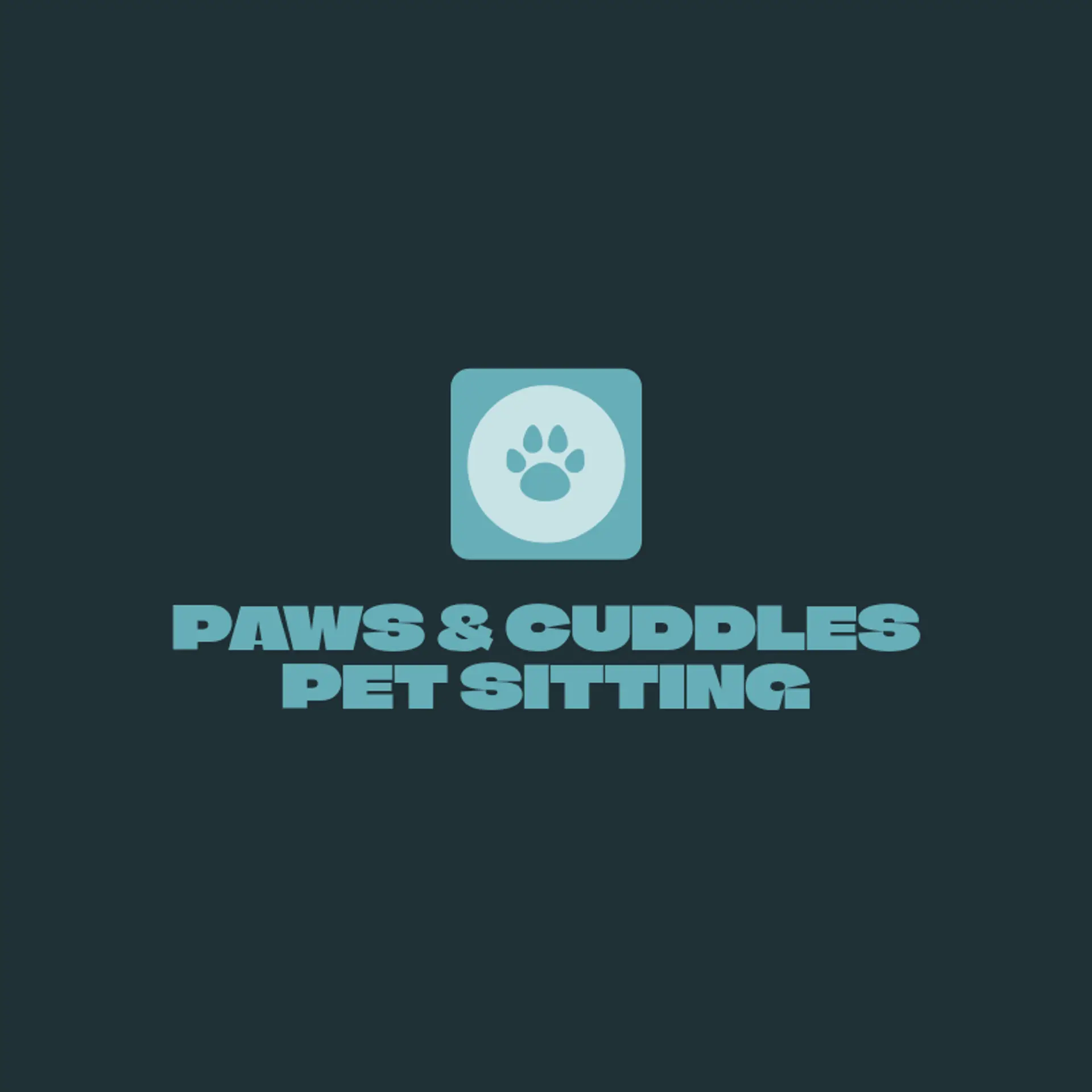 Cuddle Crew Sitters logo for pet sitting
