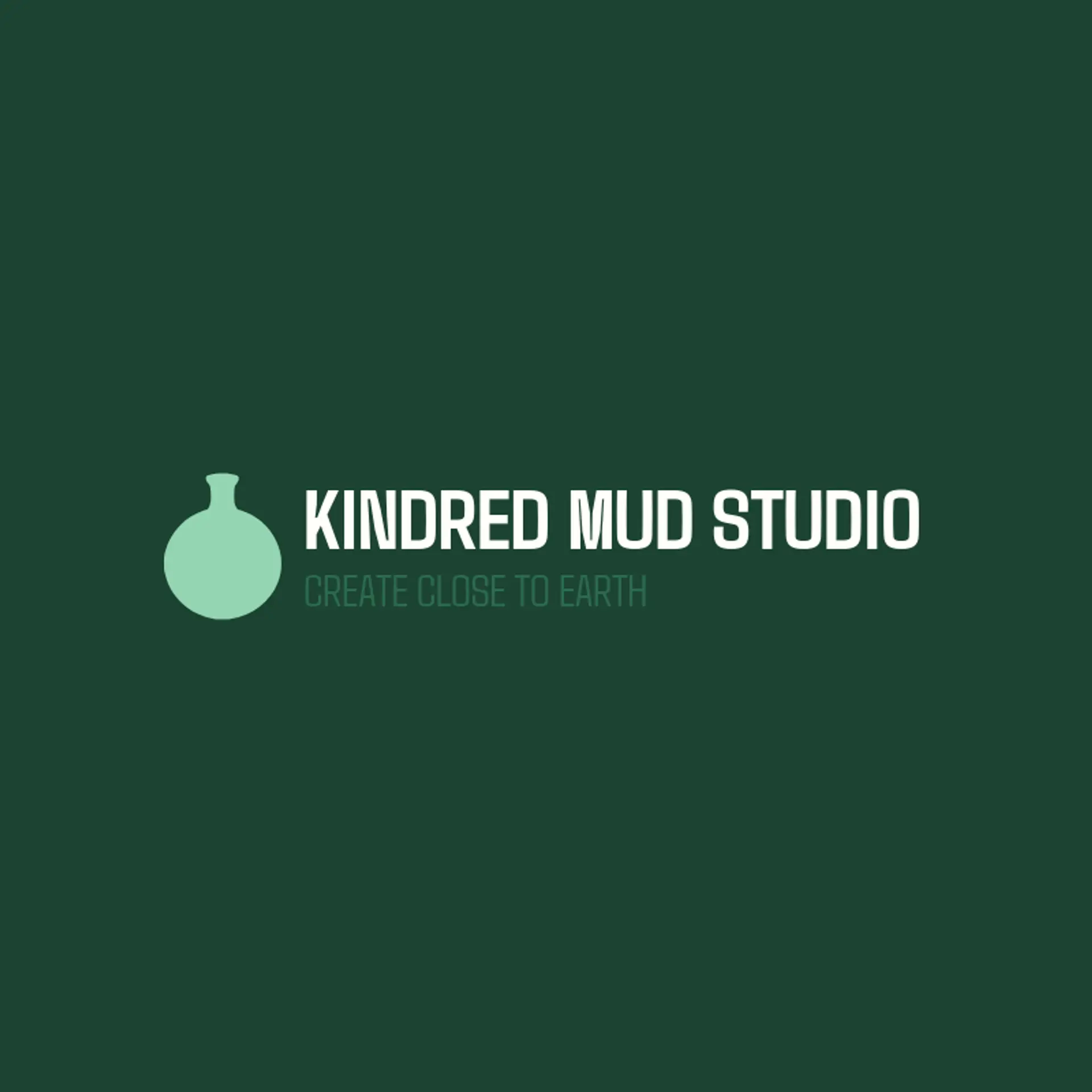 Kindred Mud Studio logo for clay