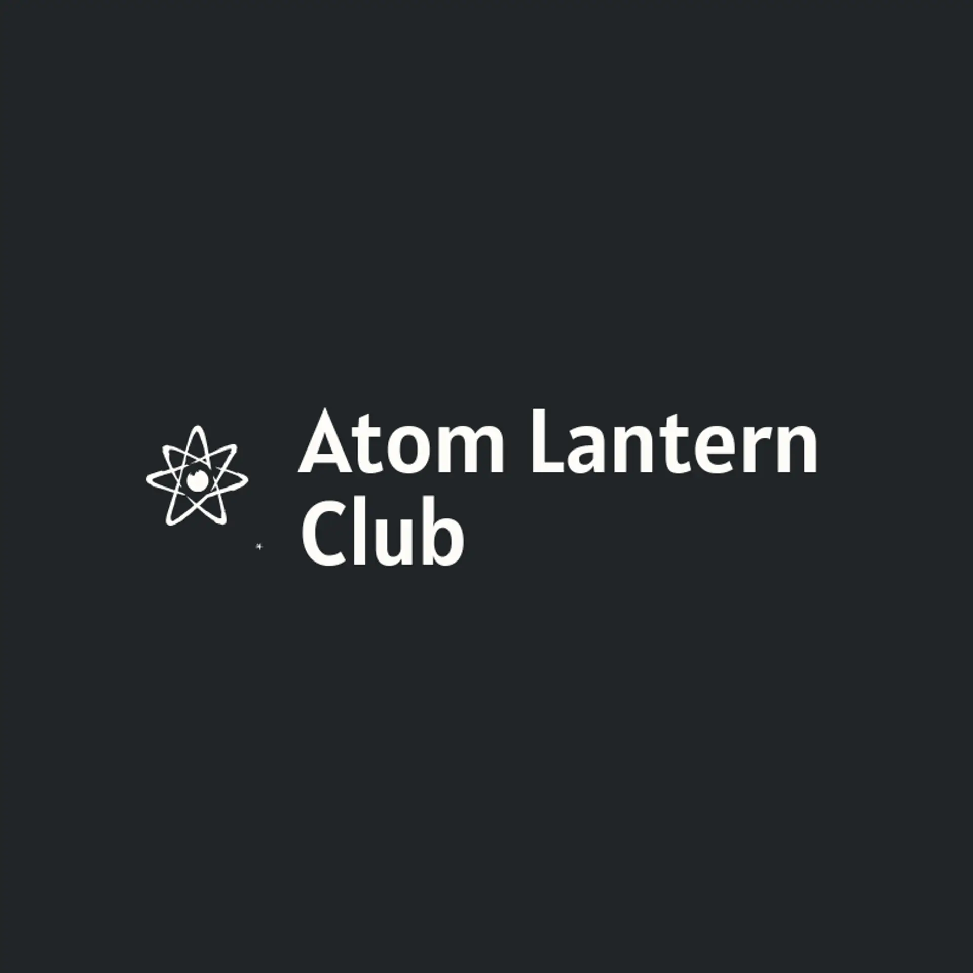 Atom Lantern Club logo for atom