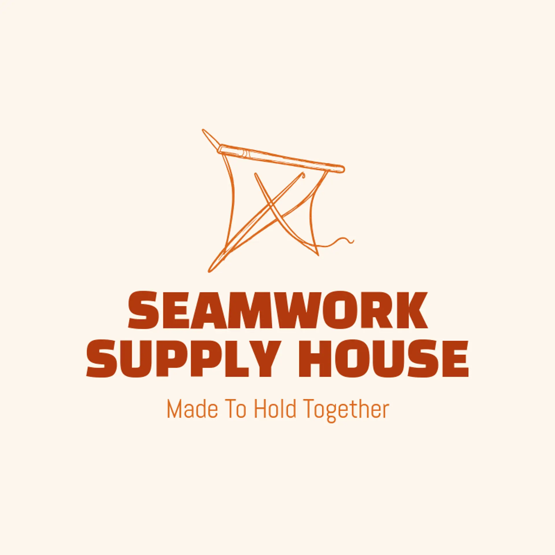 Seamwork Supply House logo for baseball hat