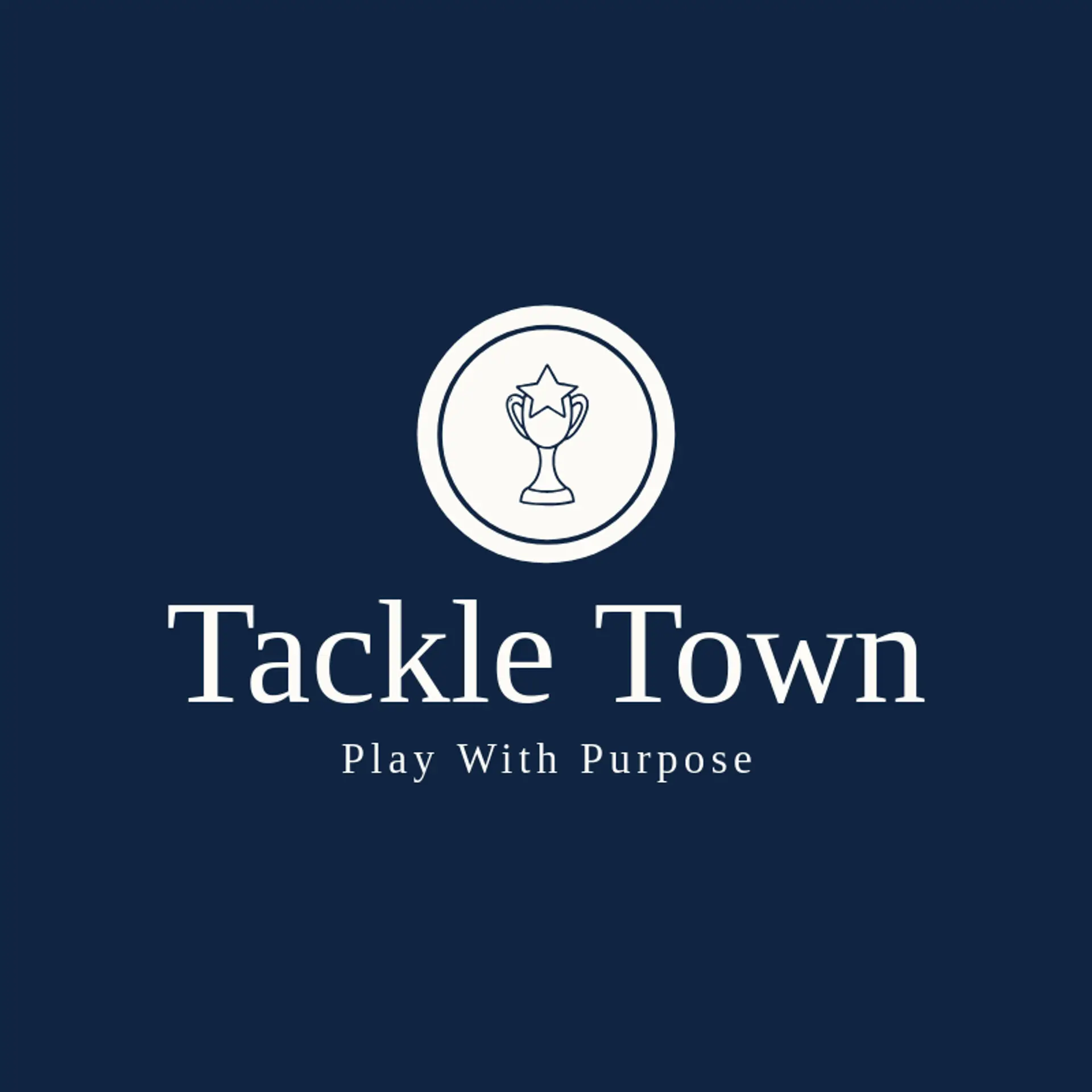 Tackle Town logo for american football