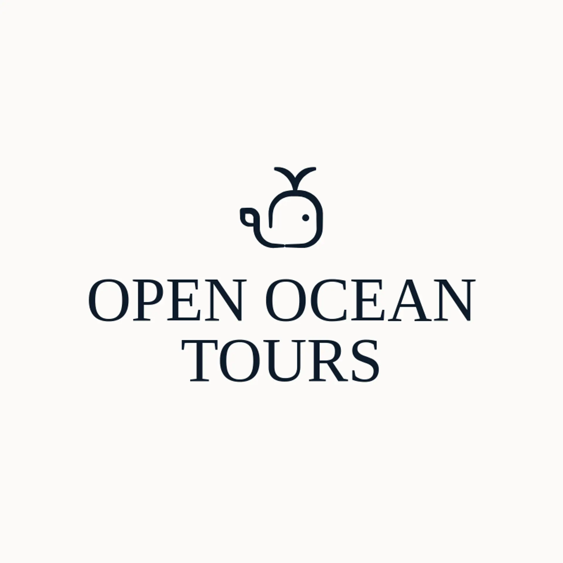 Open Ocean Tours logo for whale