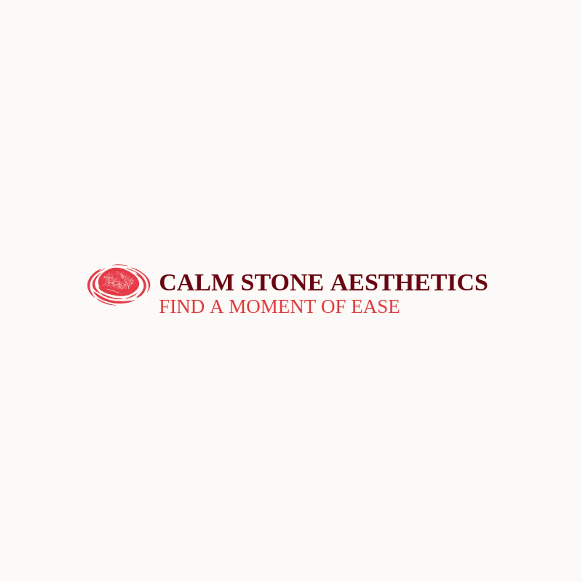 Calm Stone Aesthetics logo for med spa