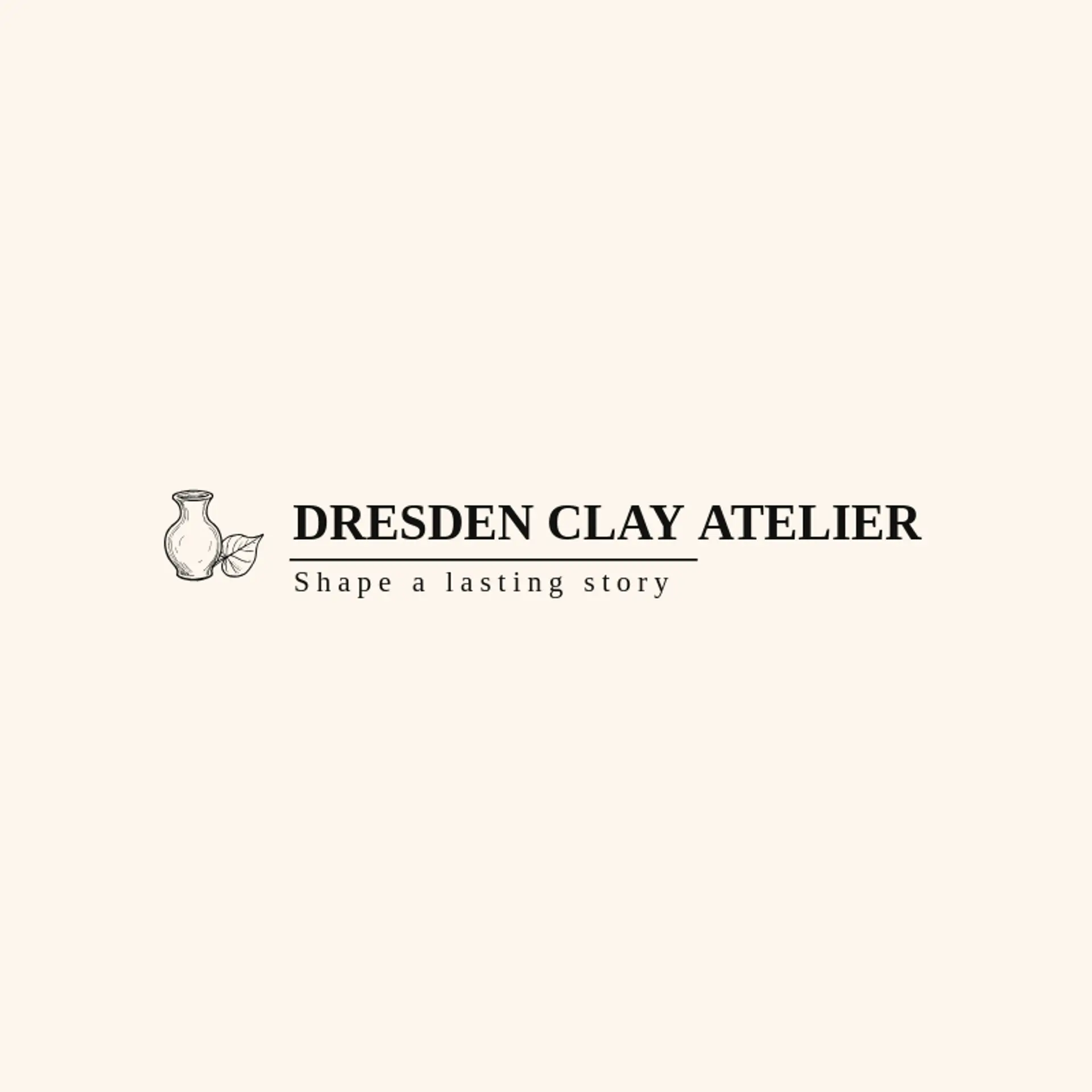 Dresden Clay Atelier logo for german