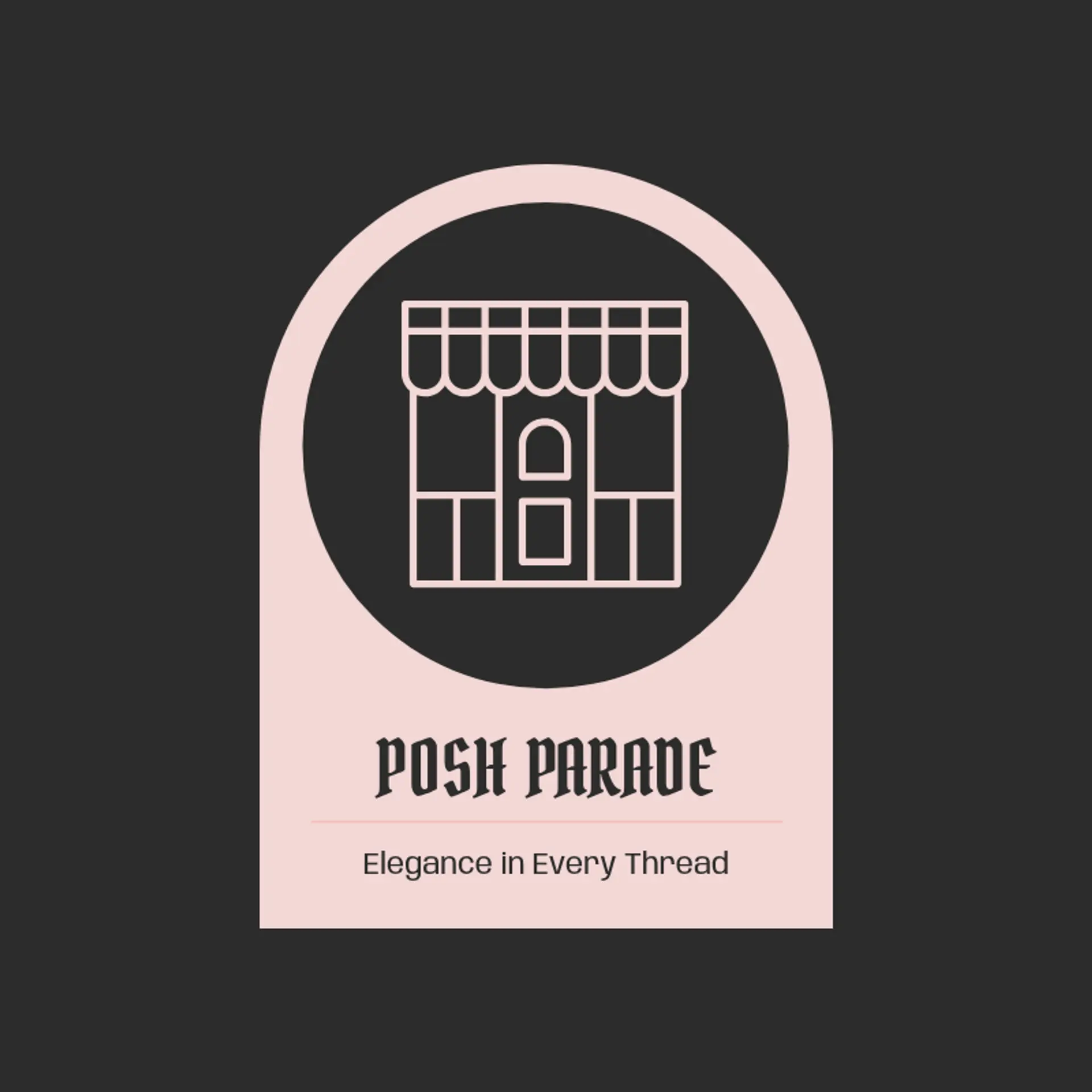 Posh Parade logo for fashion boutique