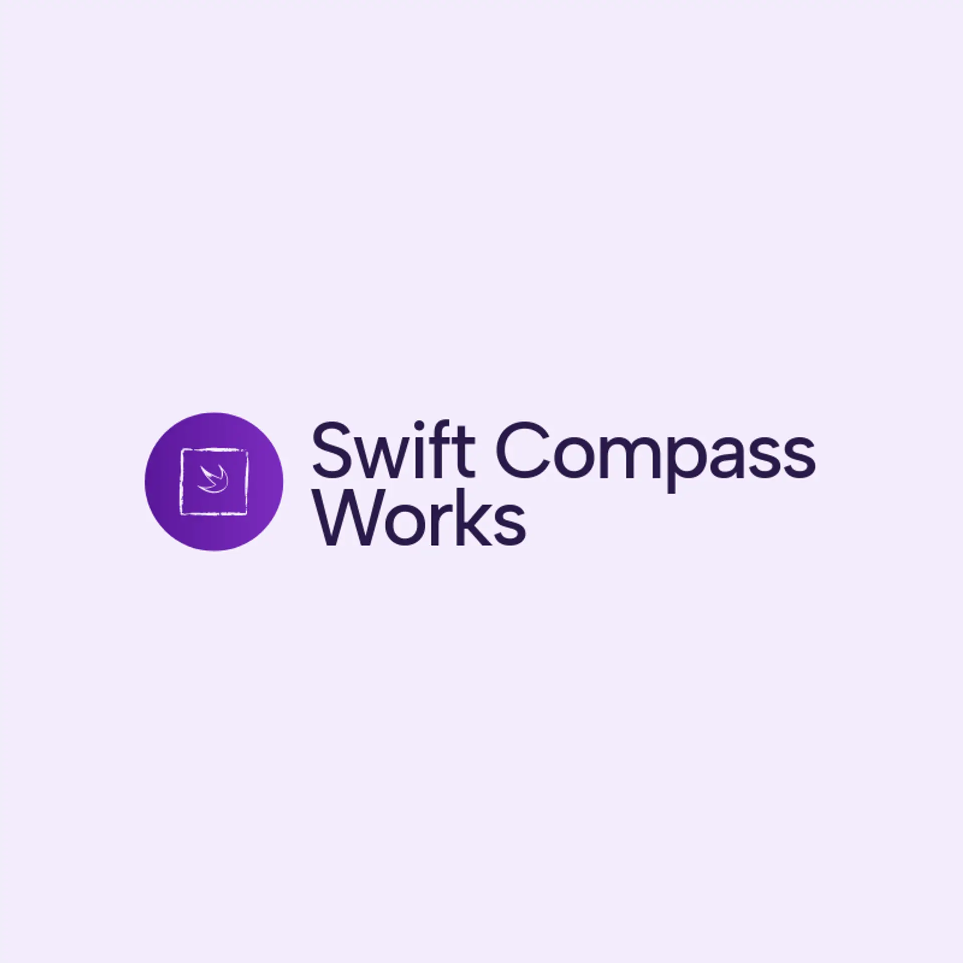 Swift Compass Works logo for swift