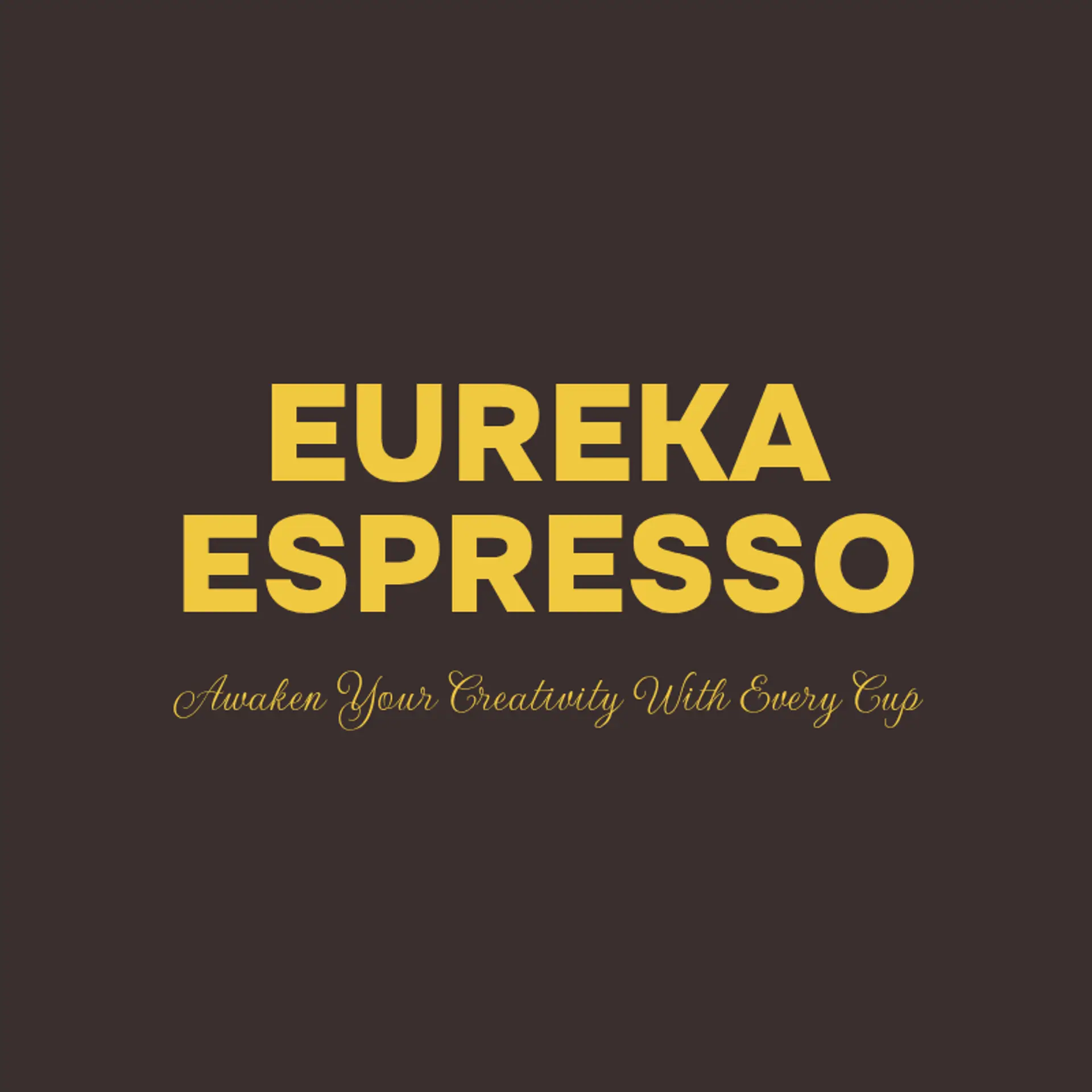Eureka Espresso logo for creative cafe