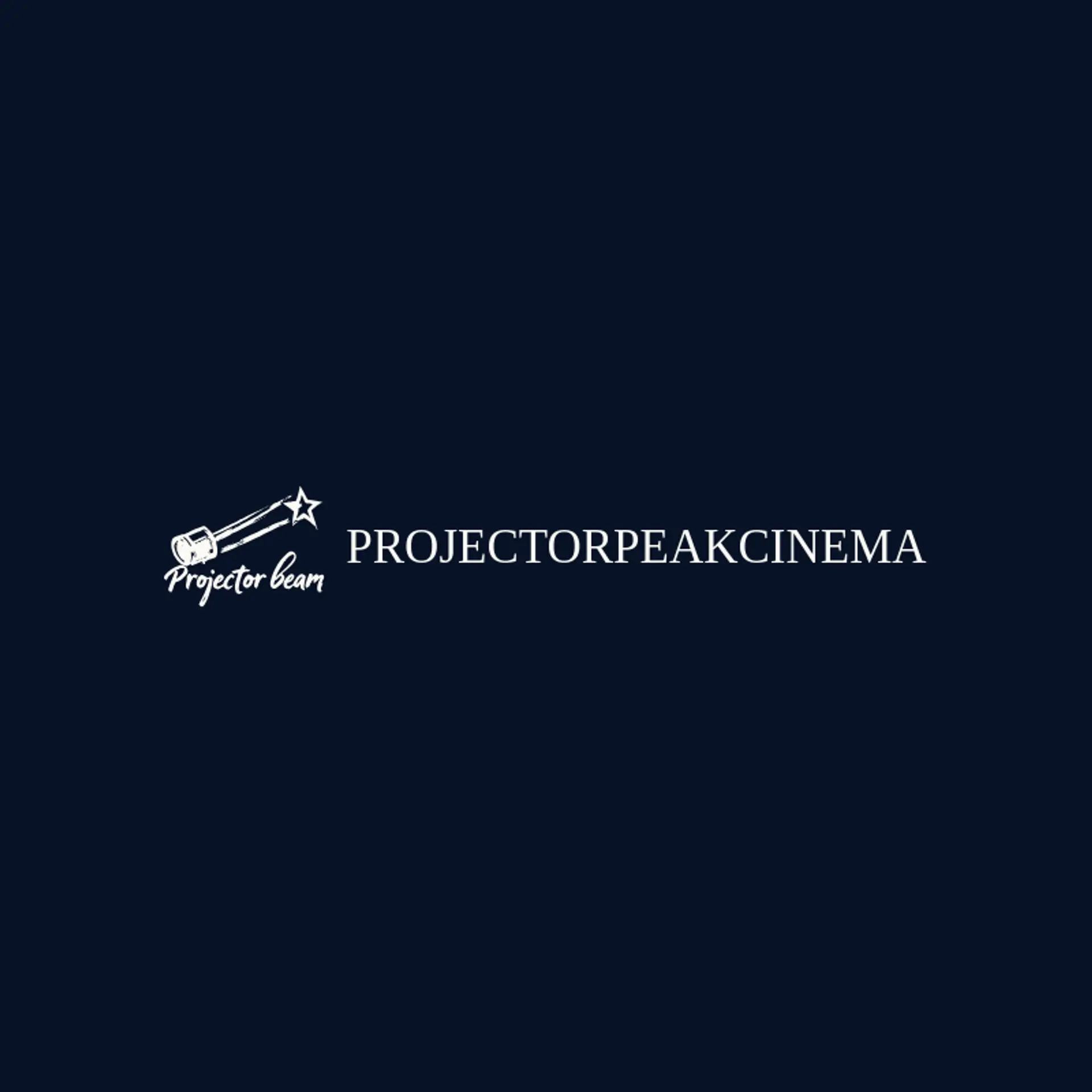 Projector Peak Cinema logo for movie theater