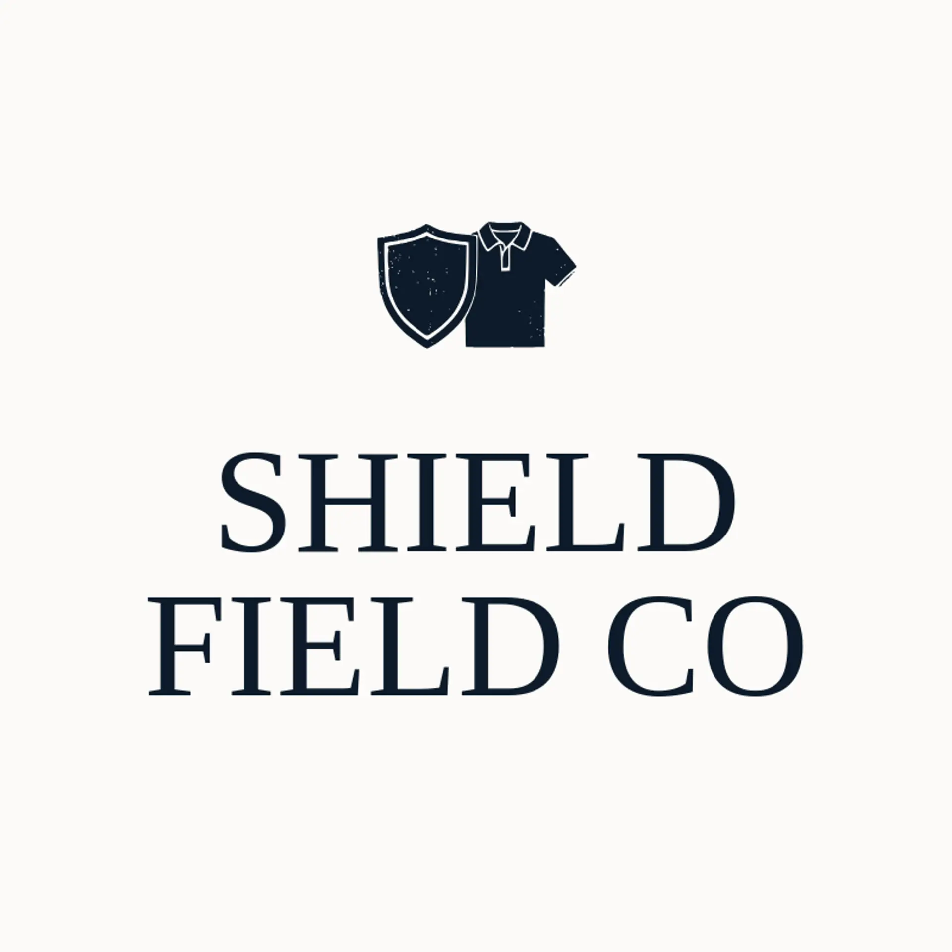 Shield Field Co logo for polo shirt