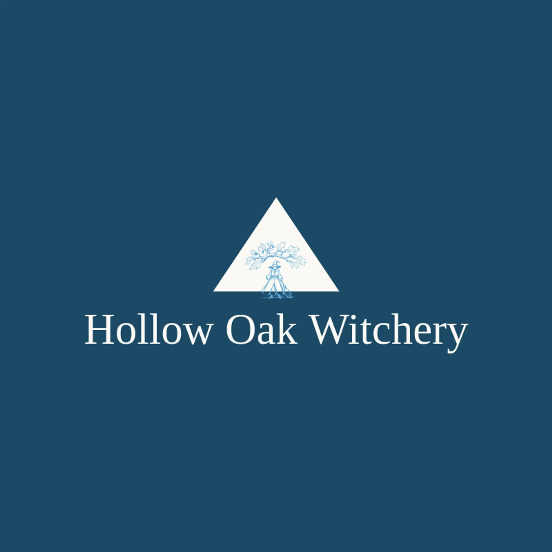 Hollow Oak Witchery logo for witch