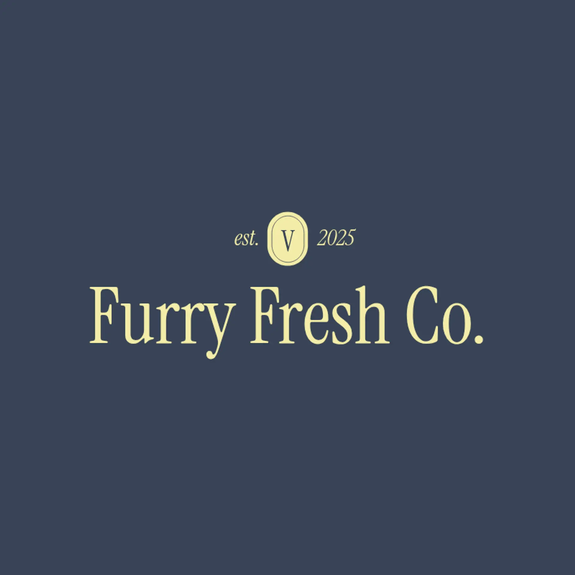 Furry Fresh Co. logo for pet grooming