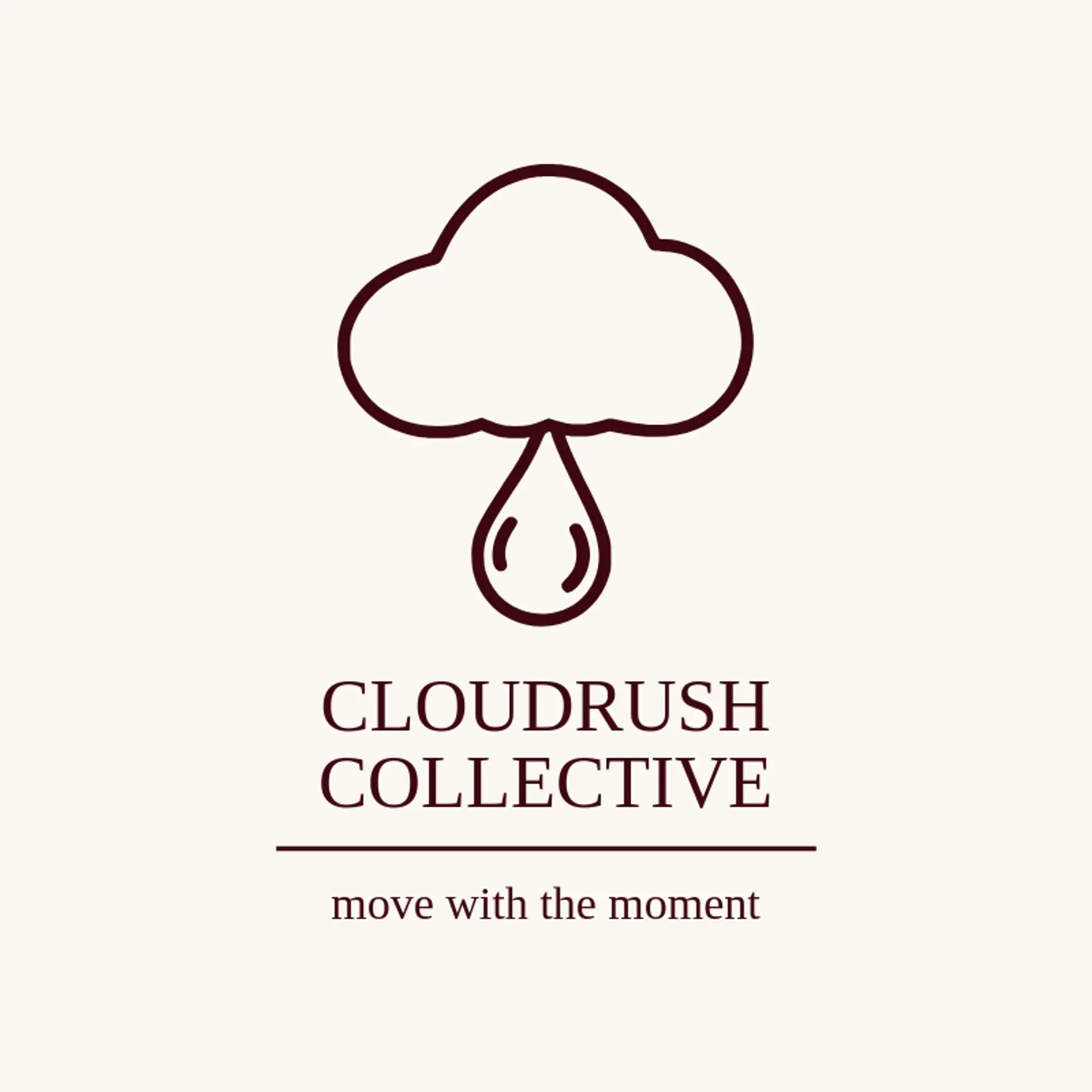 Cloudrush Collective logo for rain