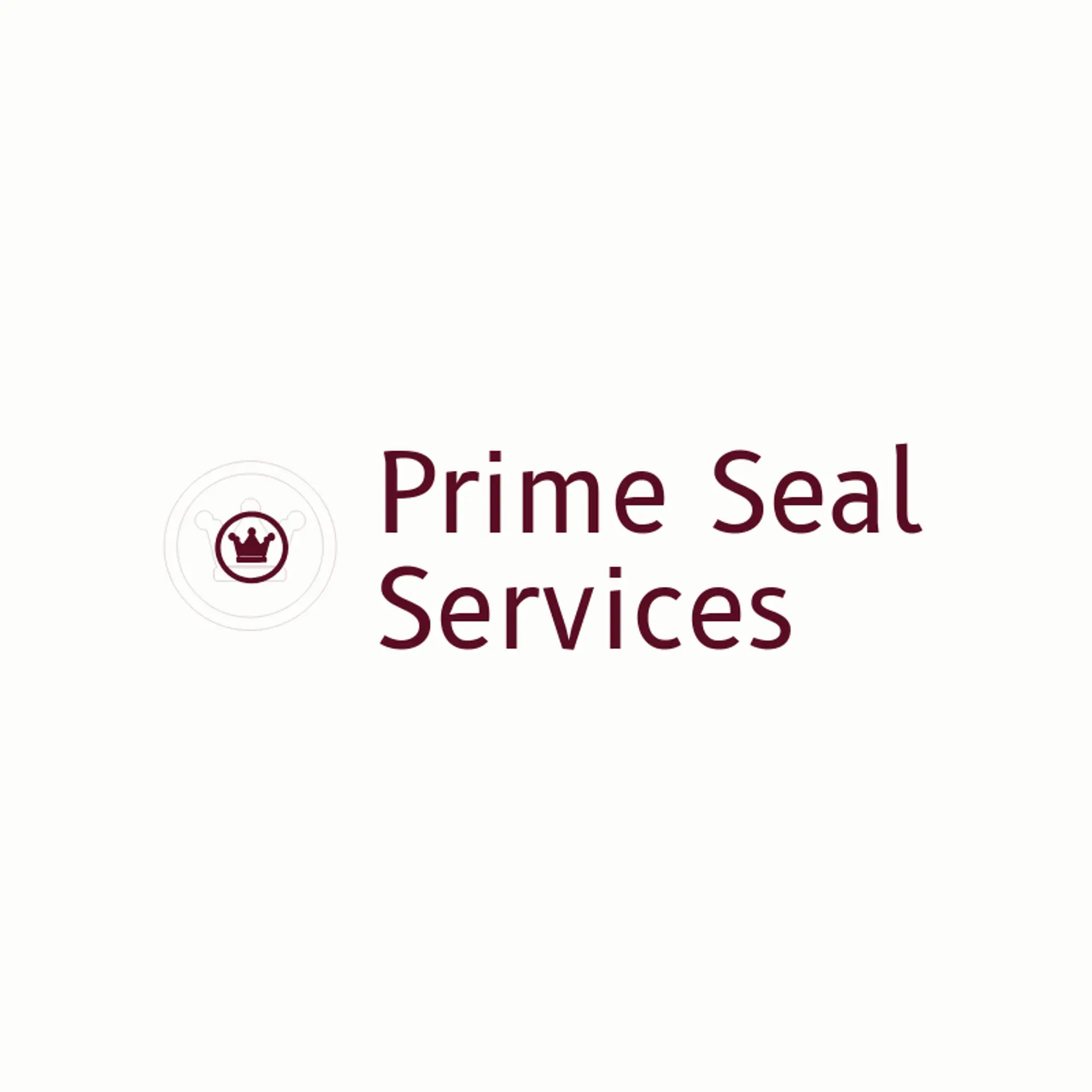 Prime Seal Services logo for notary