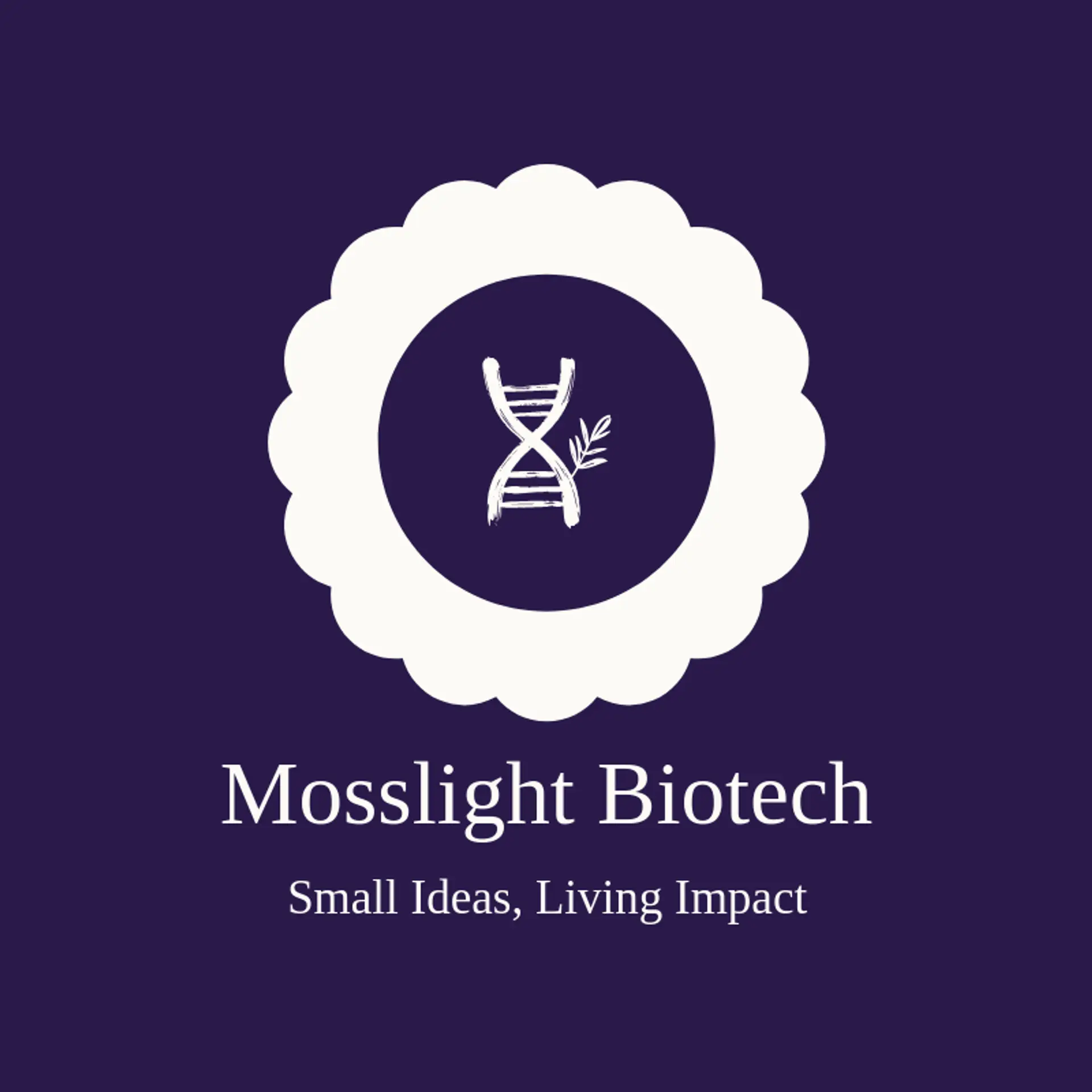 Mosslight Biotech logo for biotechnology