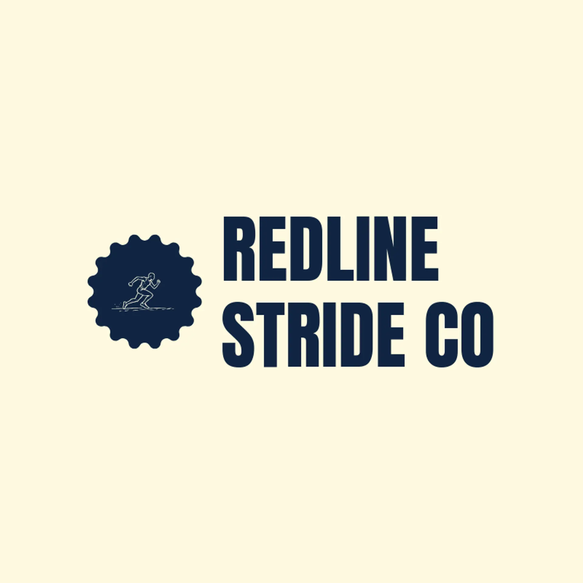 Redline Stride Co logo for track and field