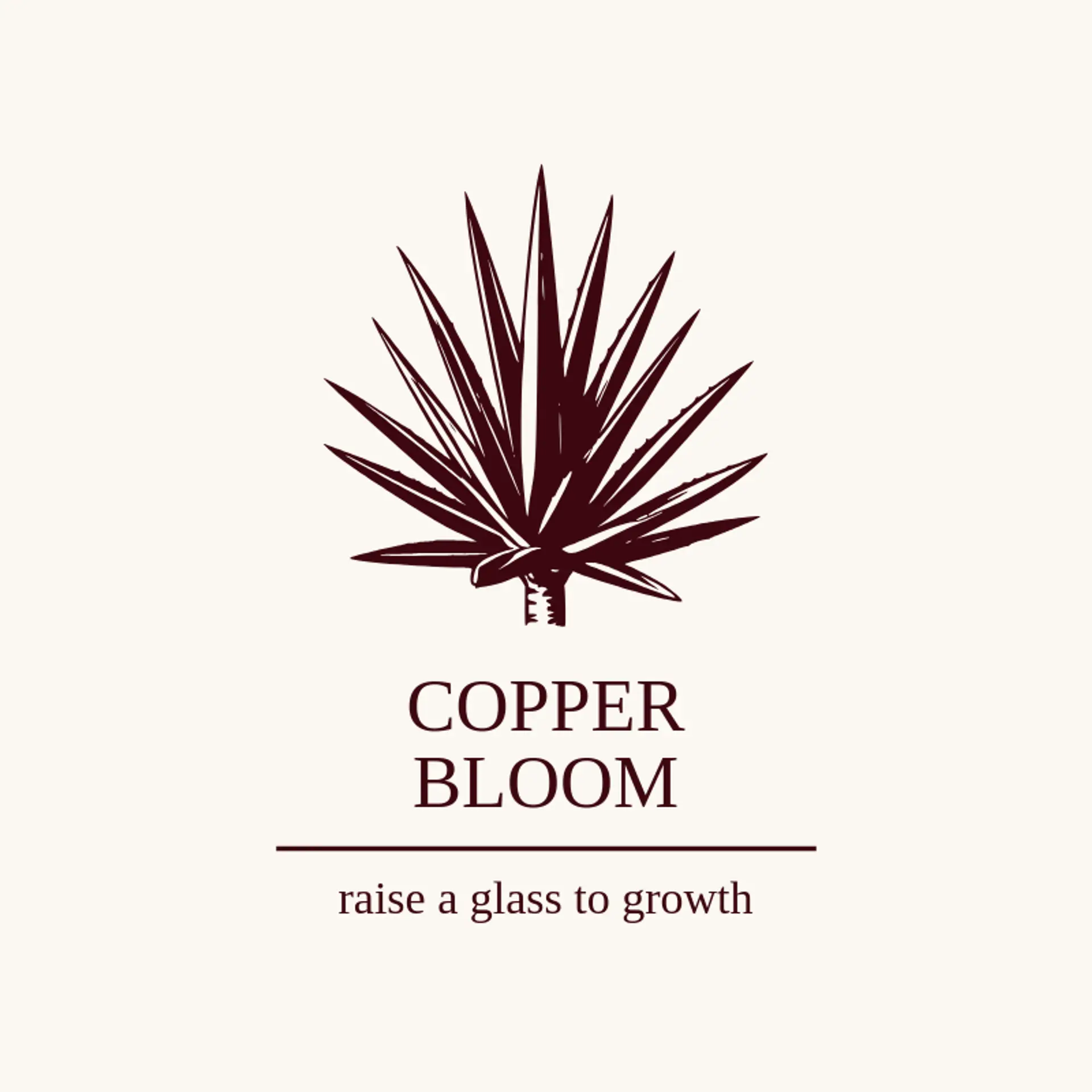 Copper Bloom logo for tequila