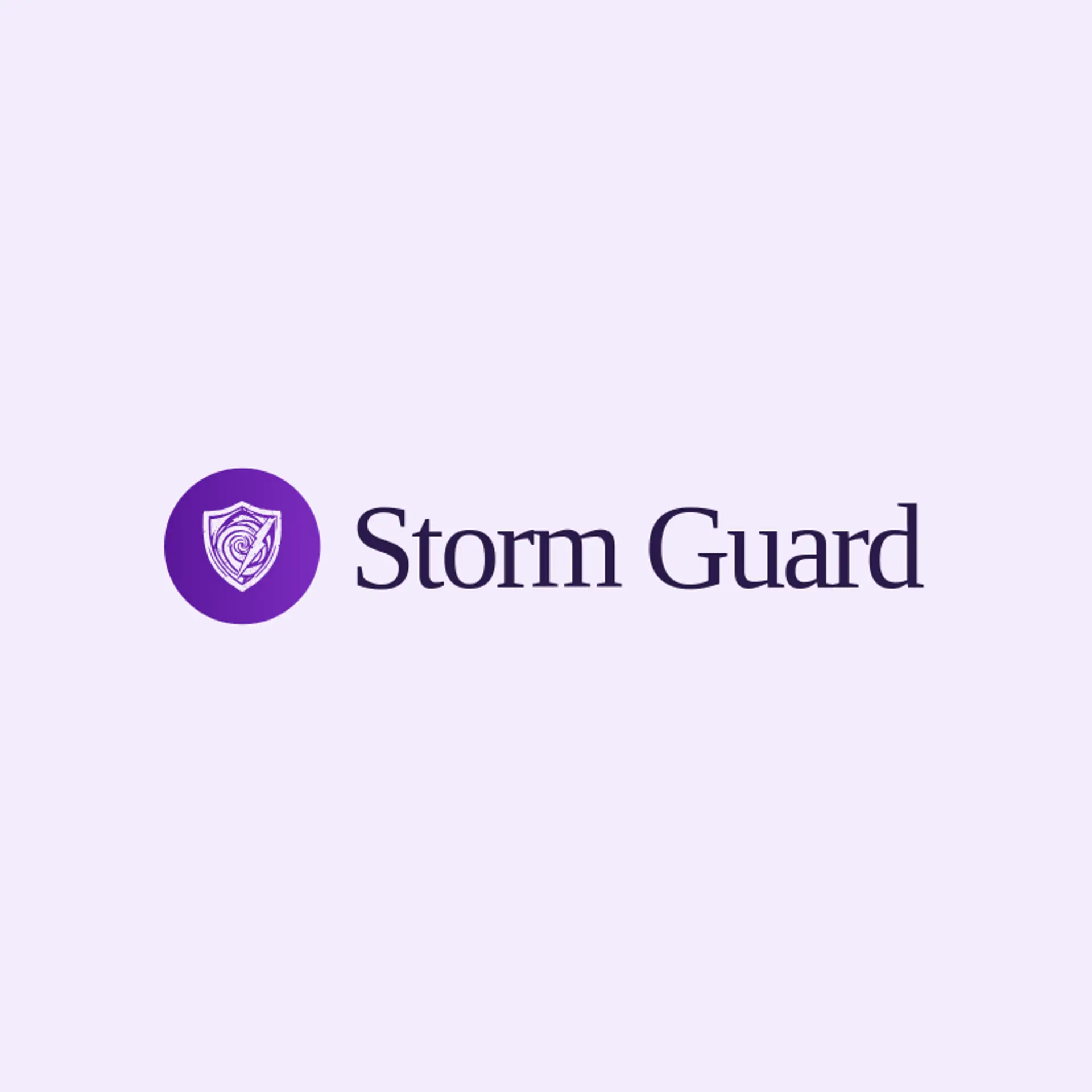 Storm Guard logo for tornado