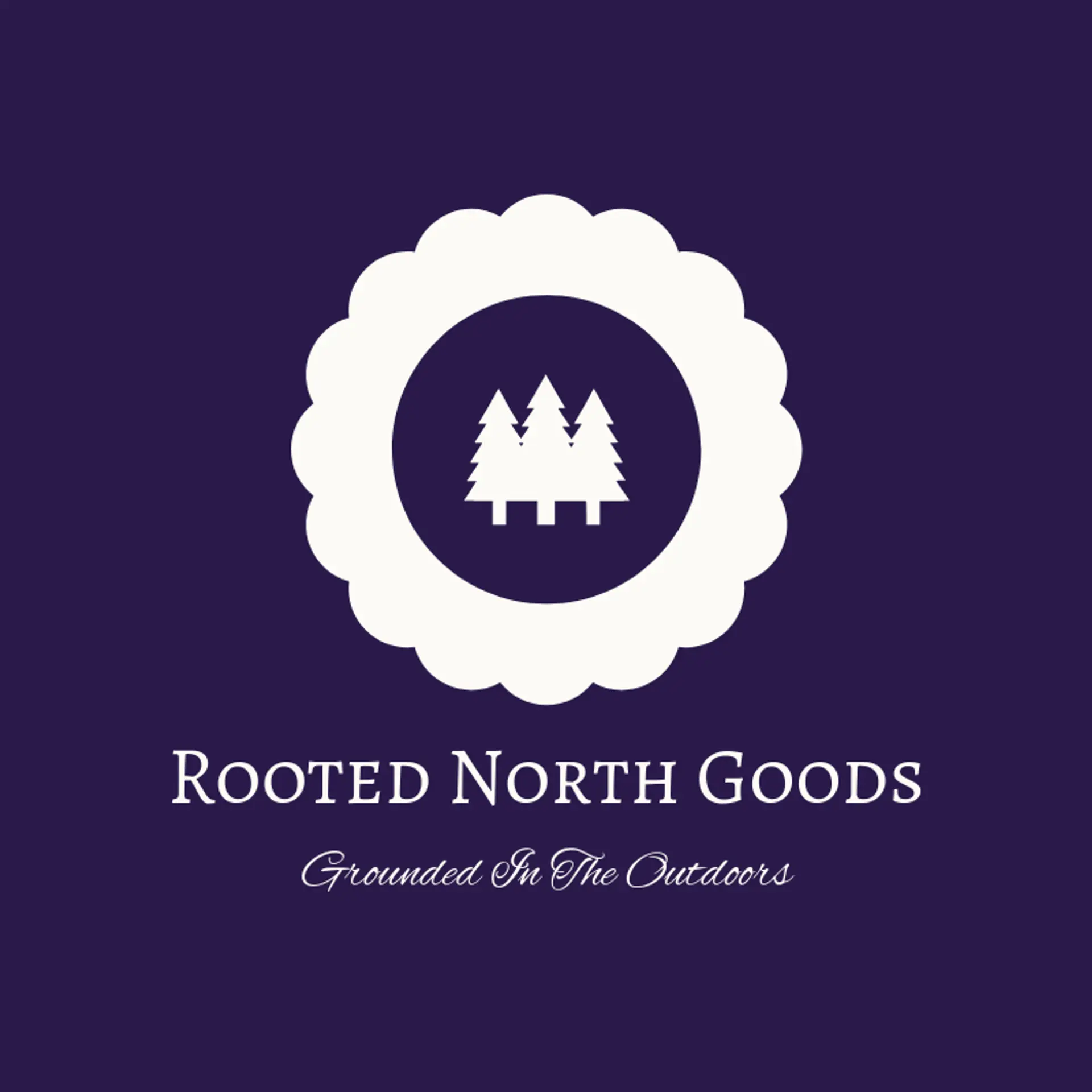 Rooted North Goods logo for evergreen