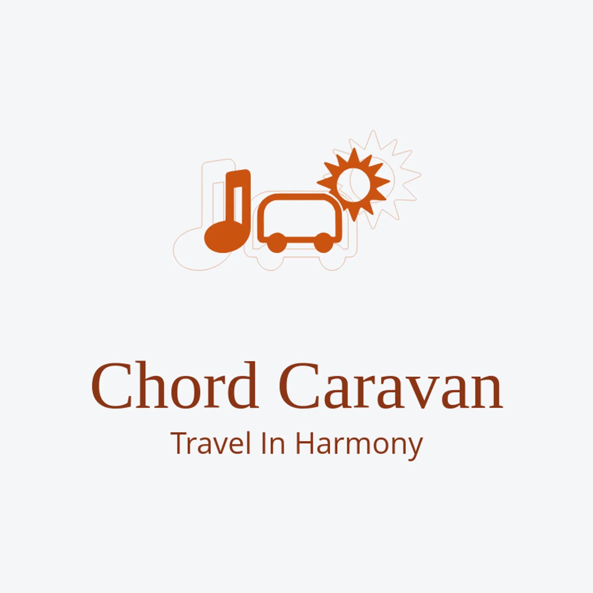 Chord Caravan logo for music note
