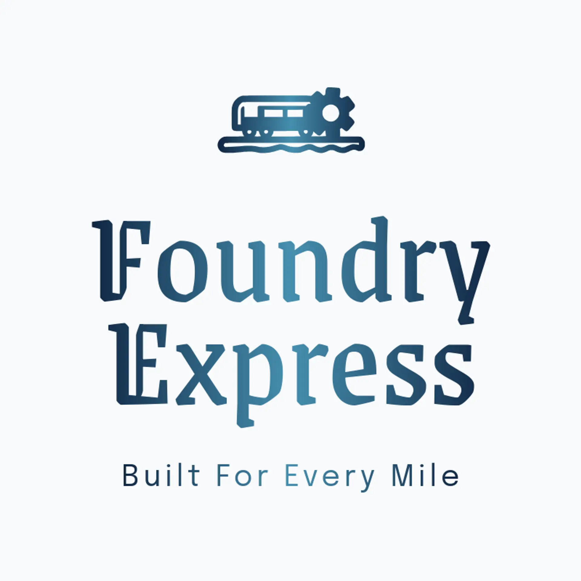 Foundry Express logo for train