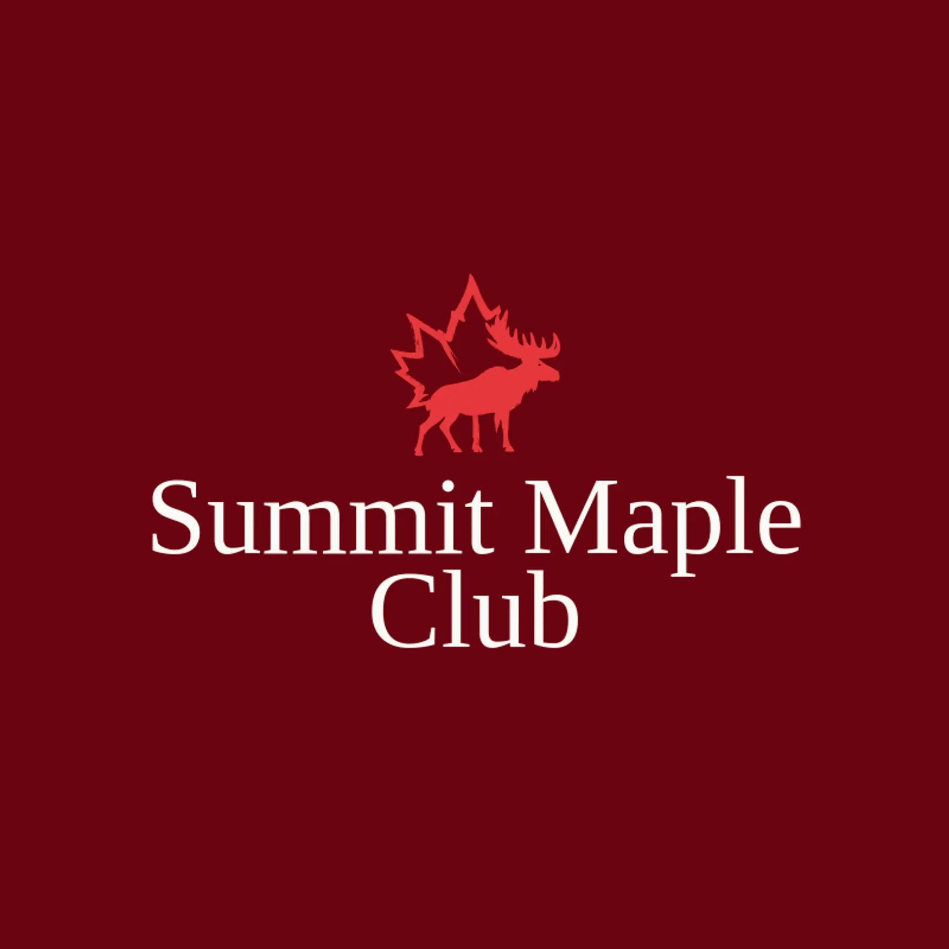 Summit Maple Club logo for moose