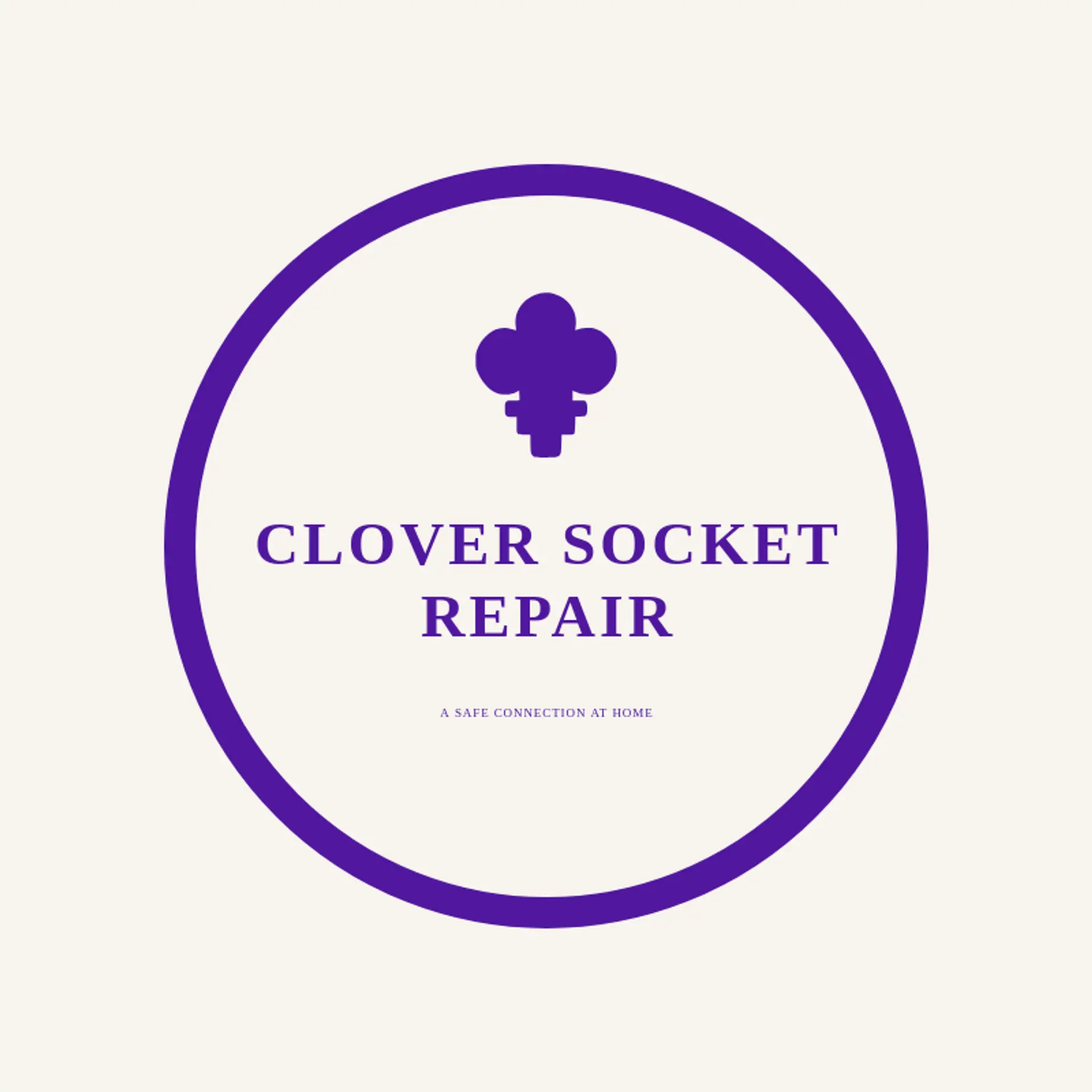 Clover Socket Repair logo for plug