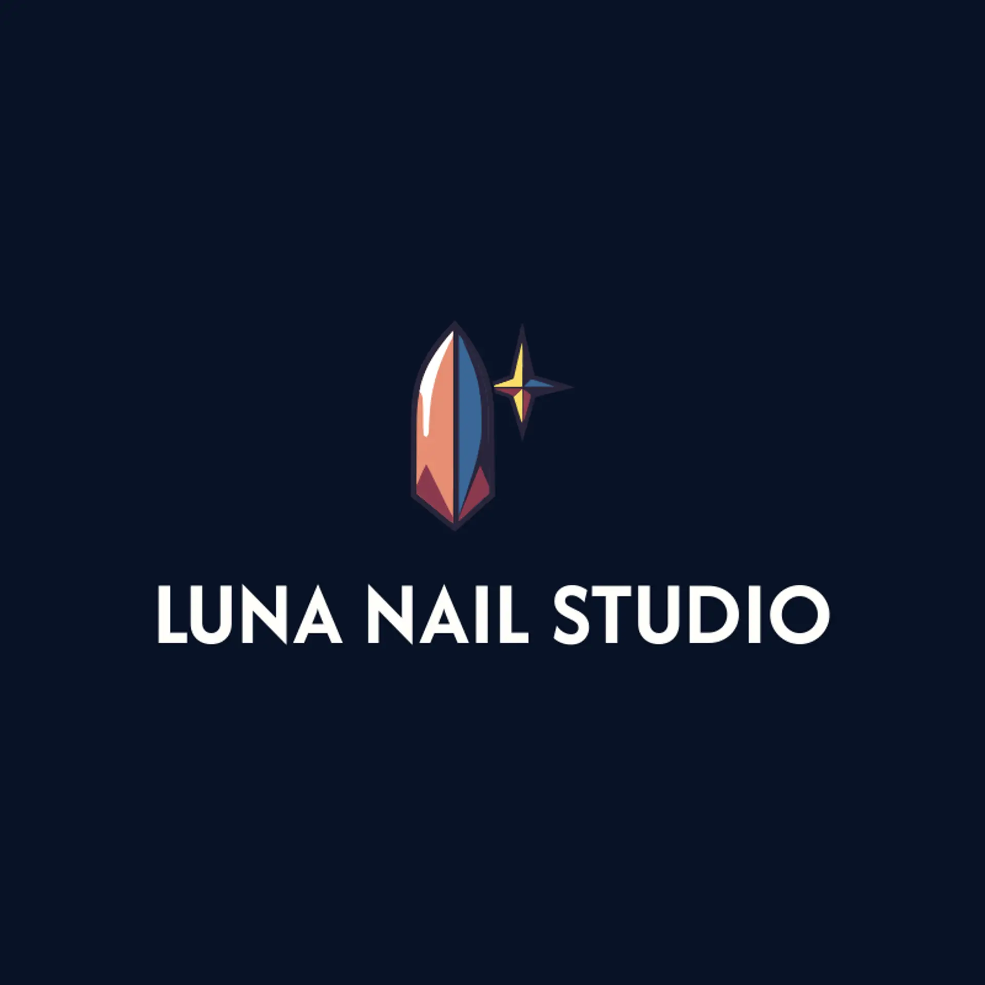 Luna Nail Studio logo for nail