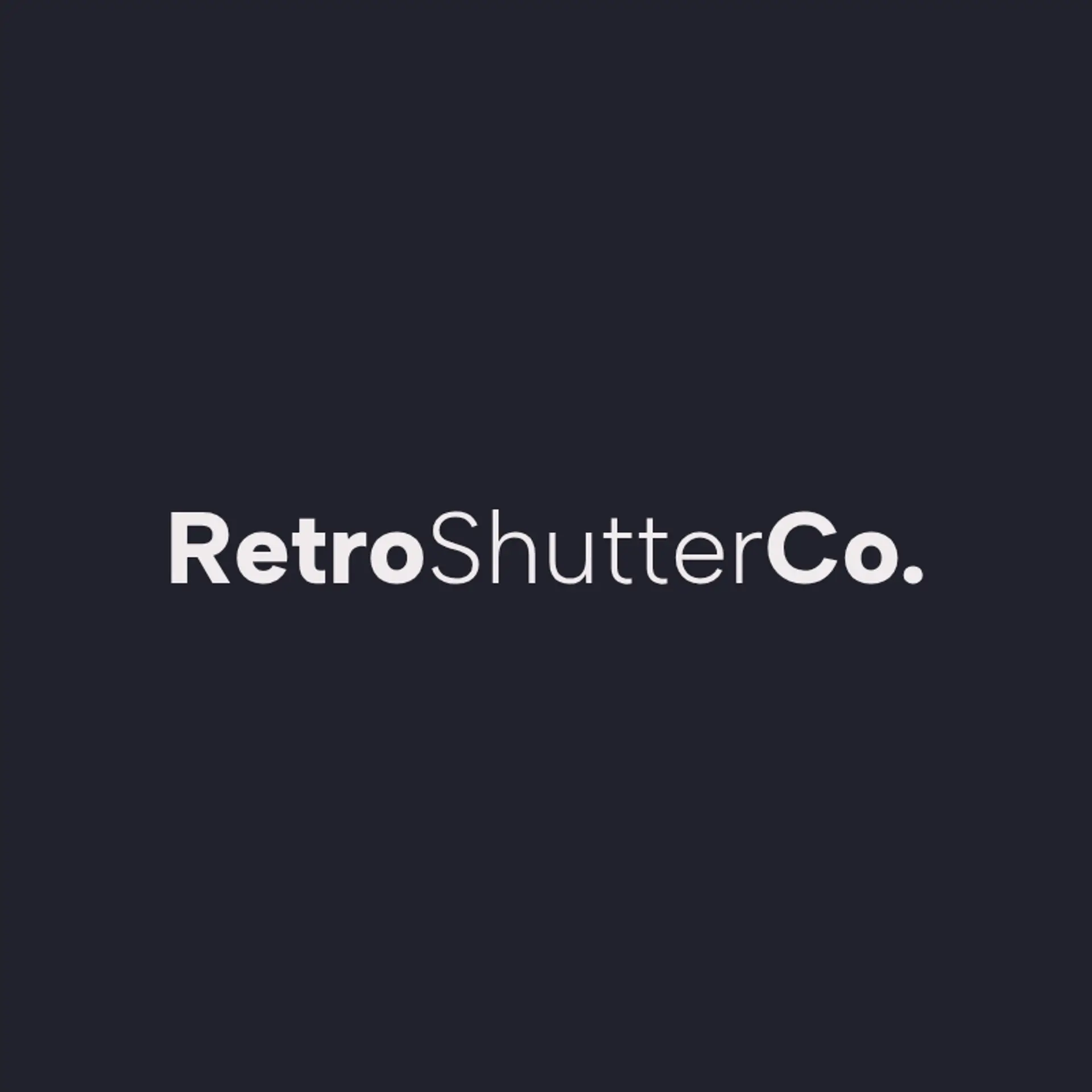 Retro Shutter Co. logo for vintage photography