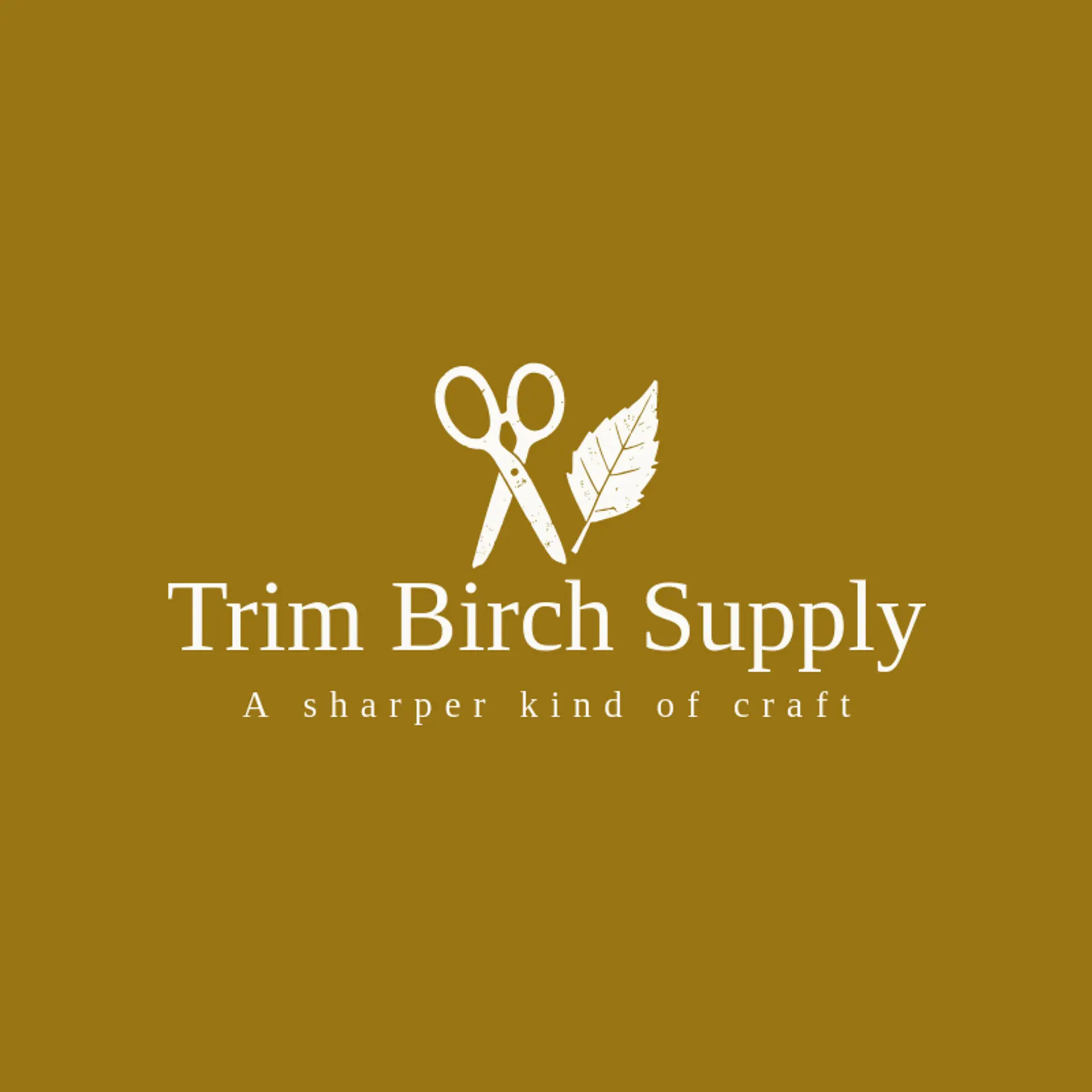 Trim Birch Supply logo for scissors