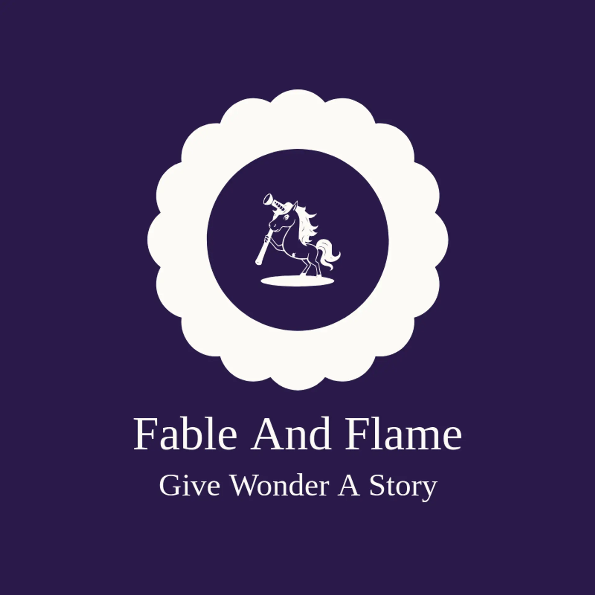 Fable and Flame logo for magic