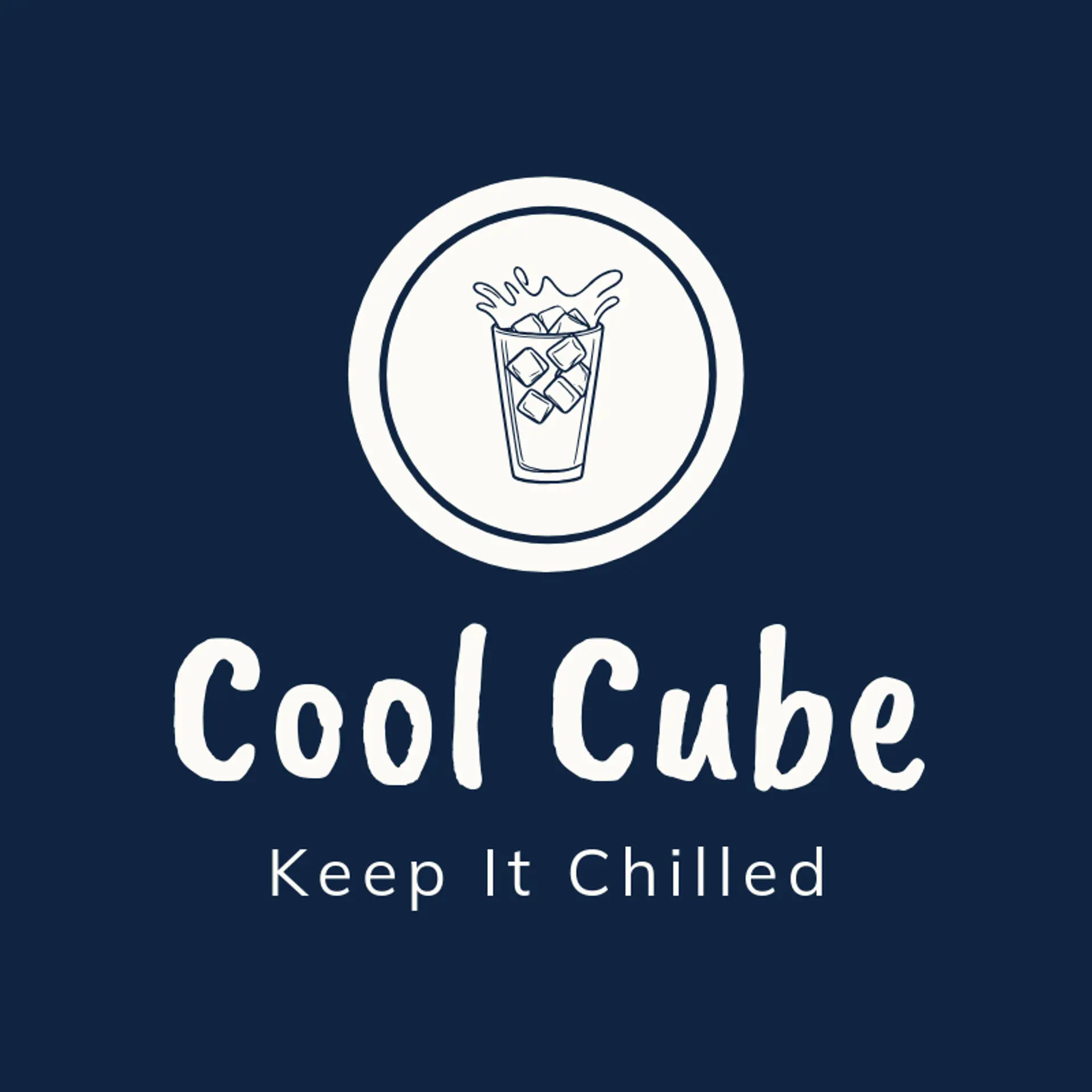 Cool Cube logo for soda