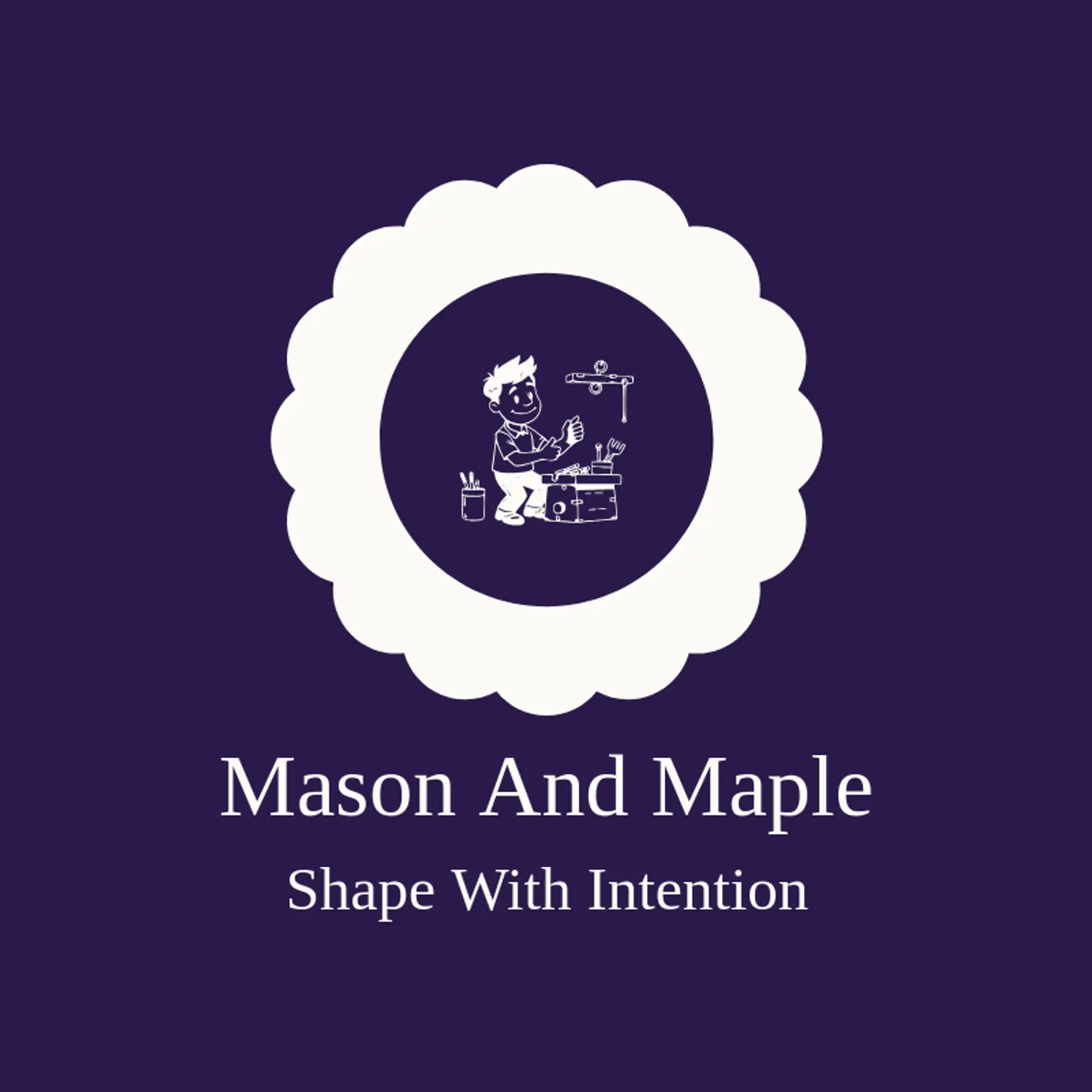 Mason and Maple logo for craftsman