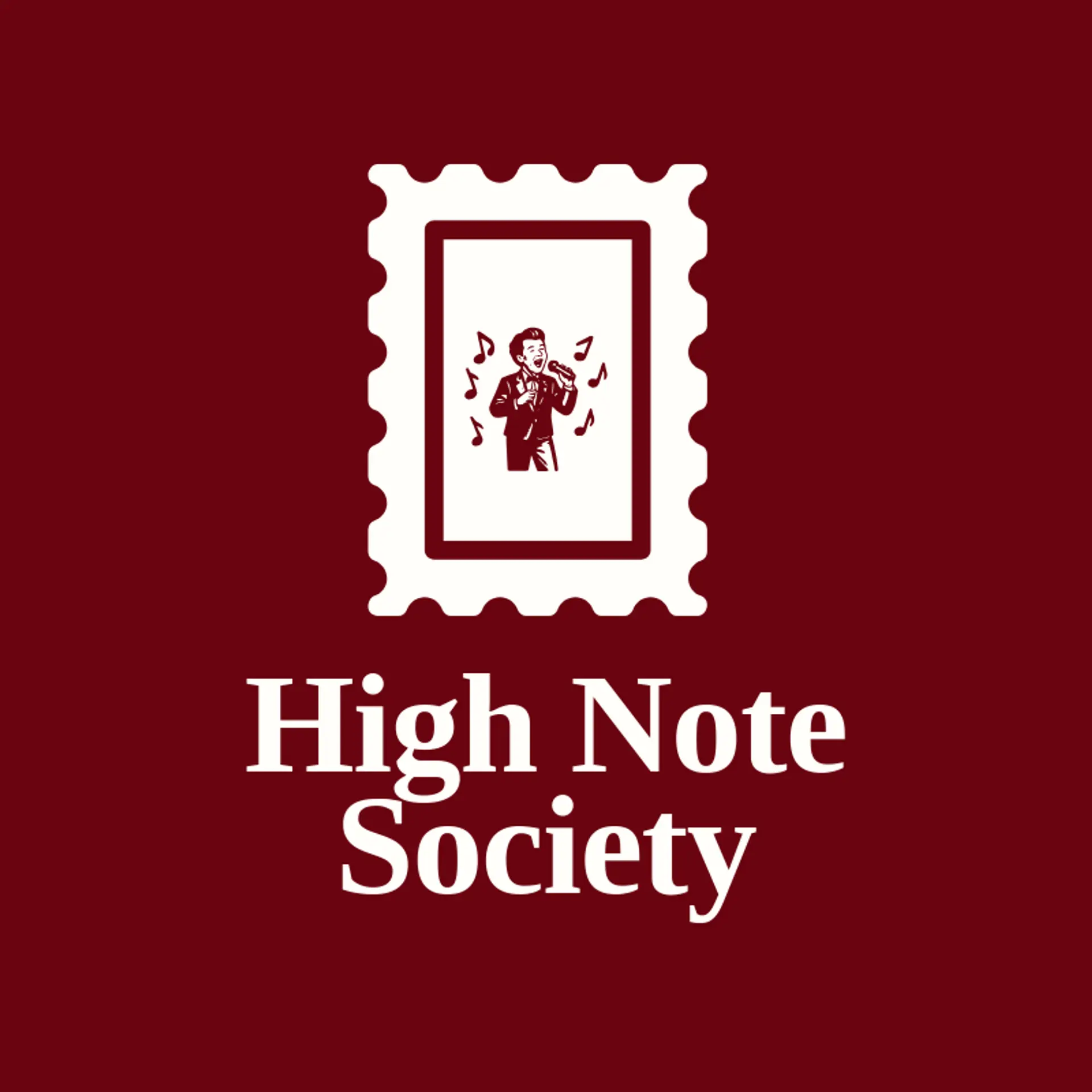 High Note Society logo for singing
