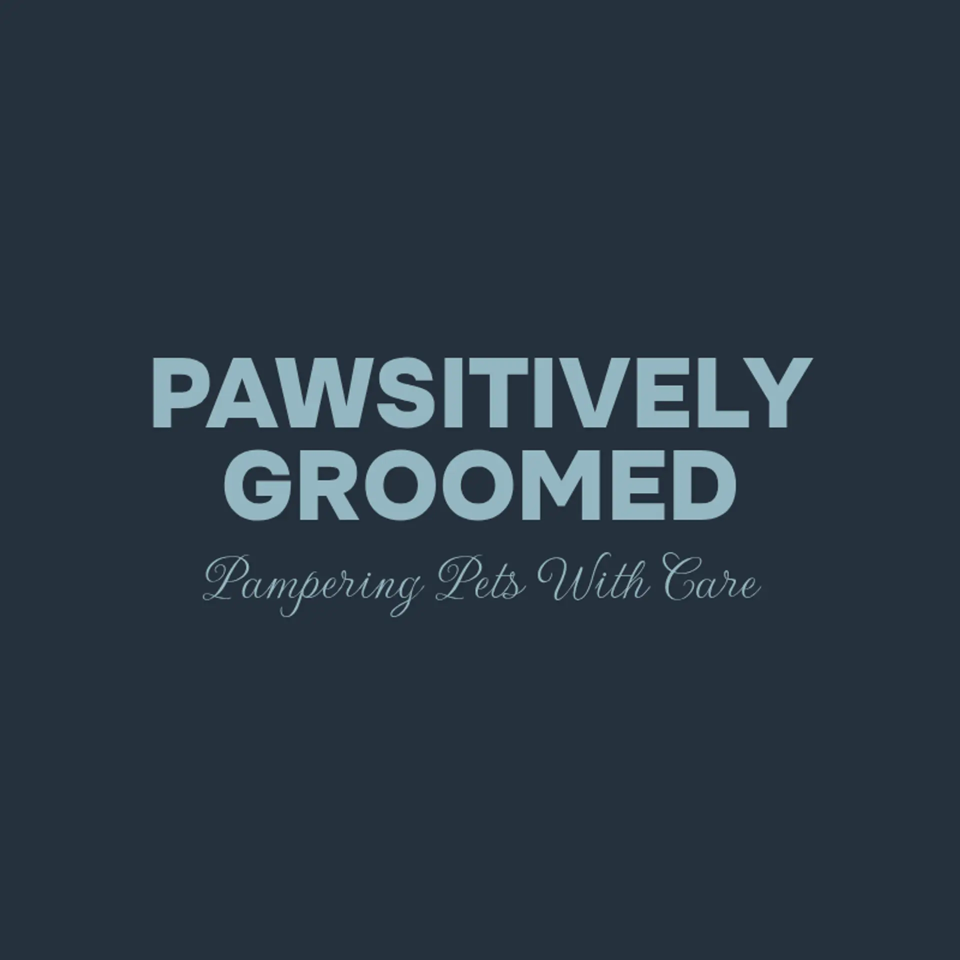 Pristine Paws Grooming logo for pet grooming