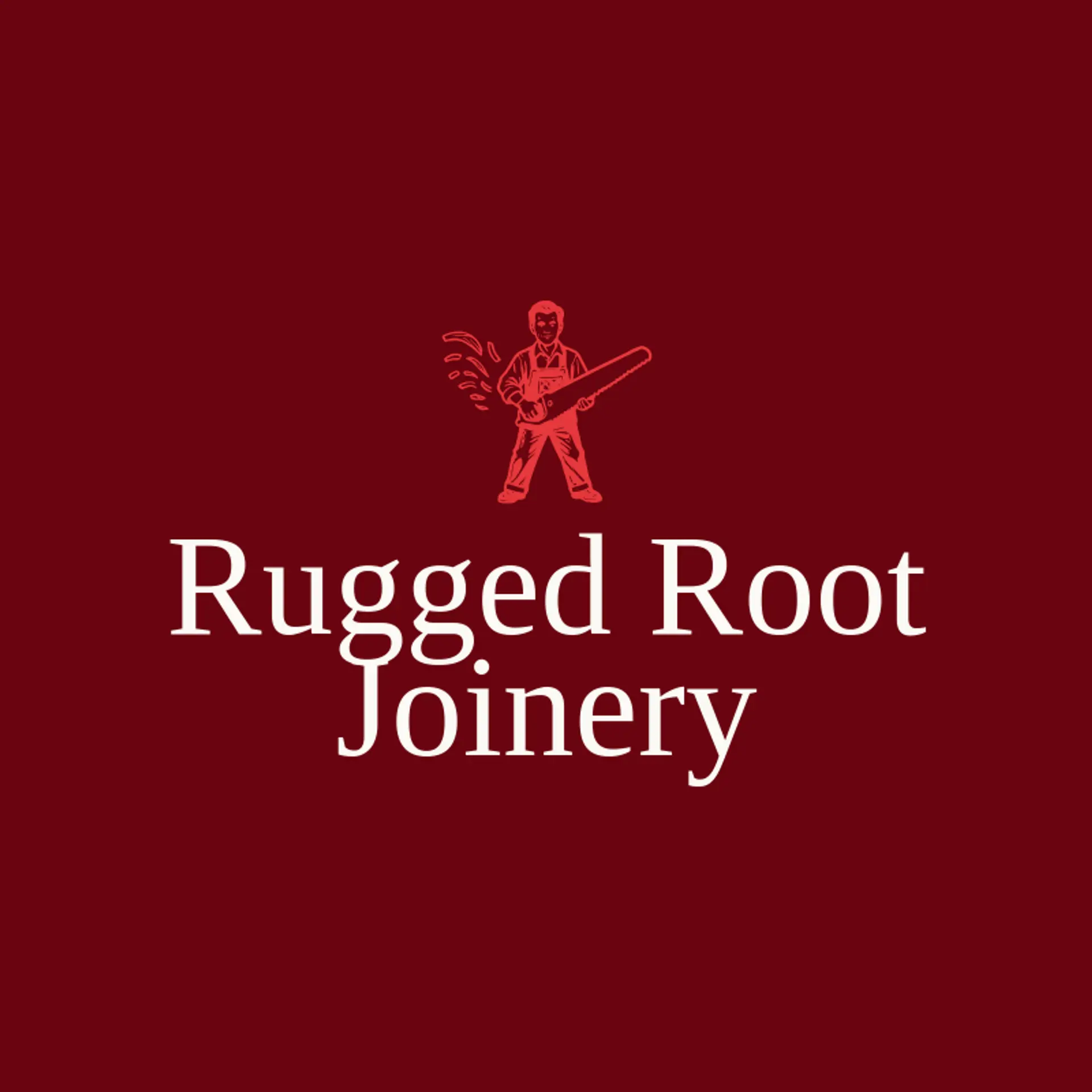 Rugged Root Joinery logo for carpenter