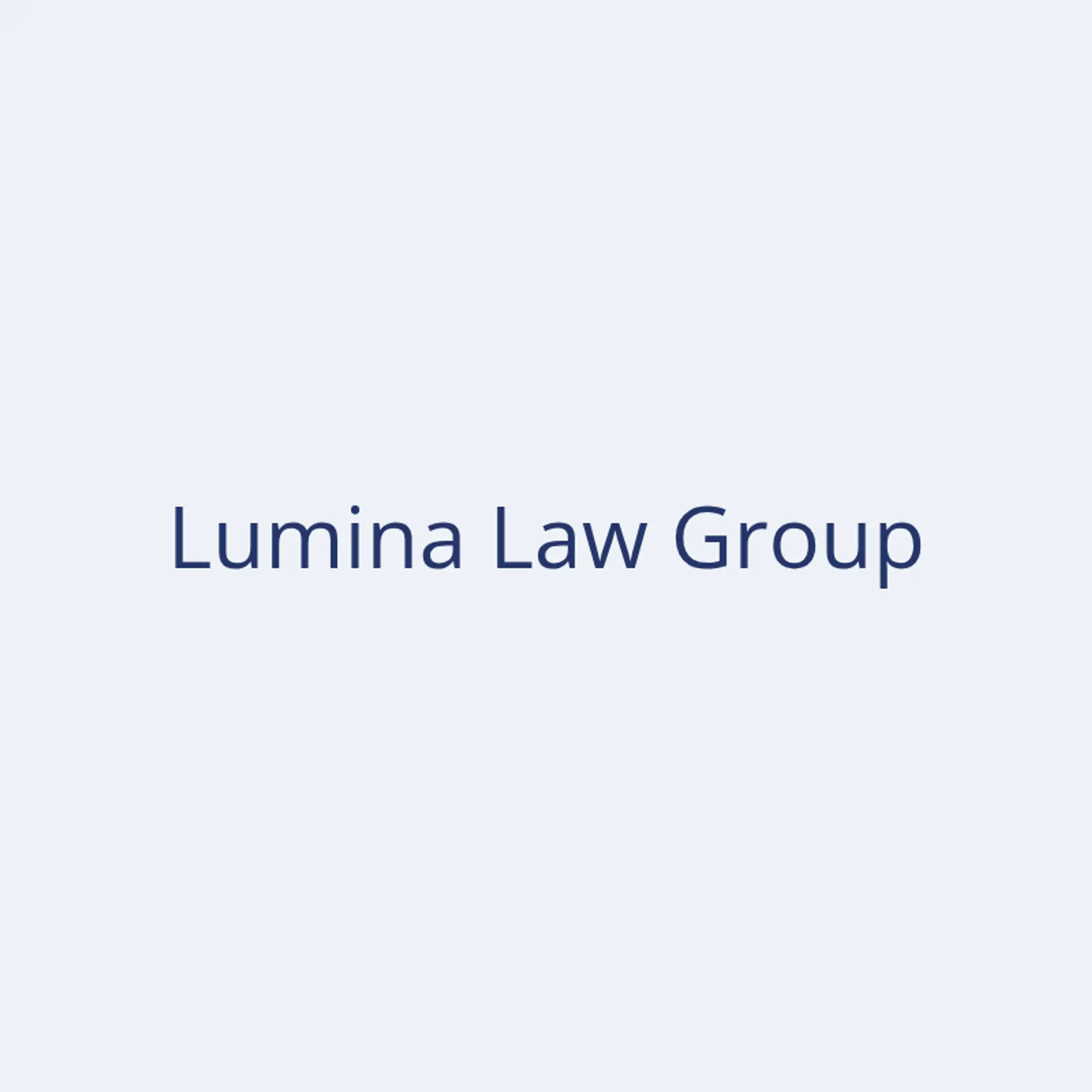 Lumina Law Group logo for law office