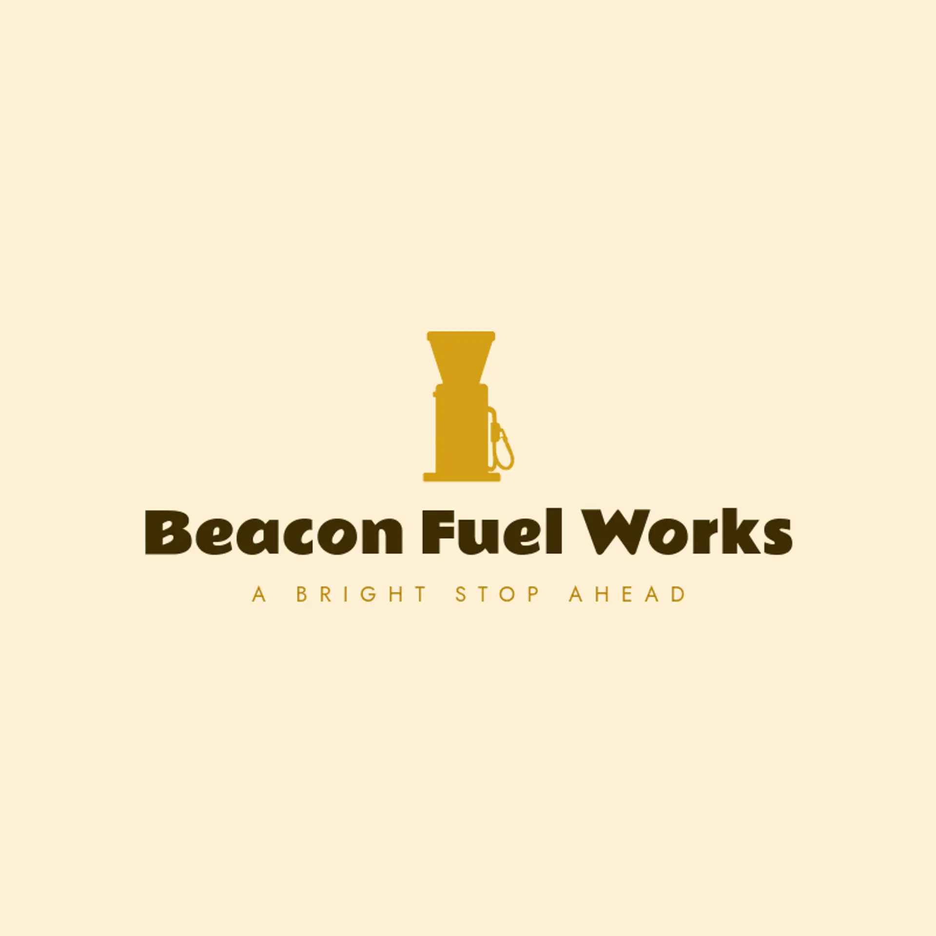 Beacon Fuel Works logo for gas station